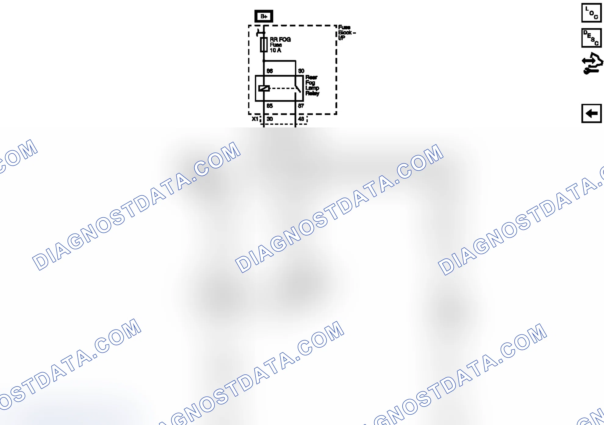 Scheme 7: Rear Fog Lamp (T79)