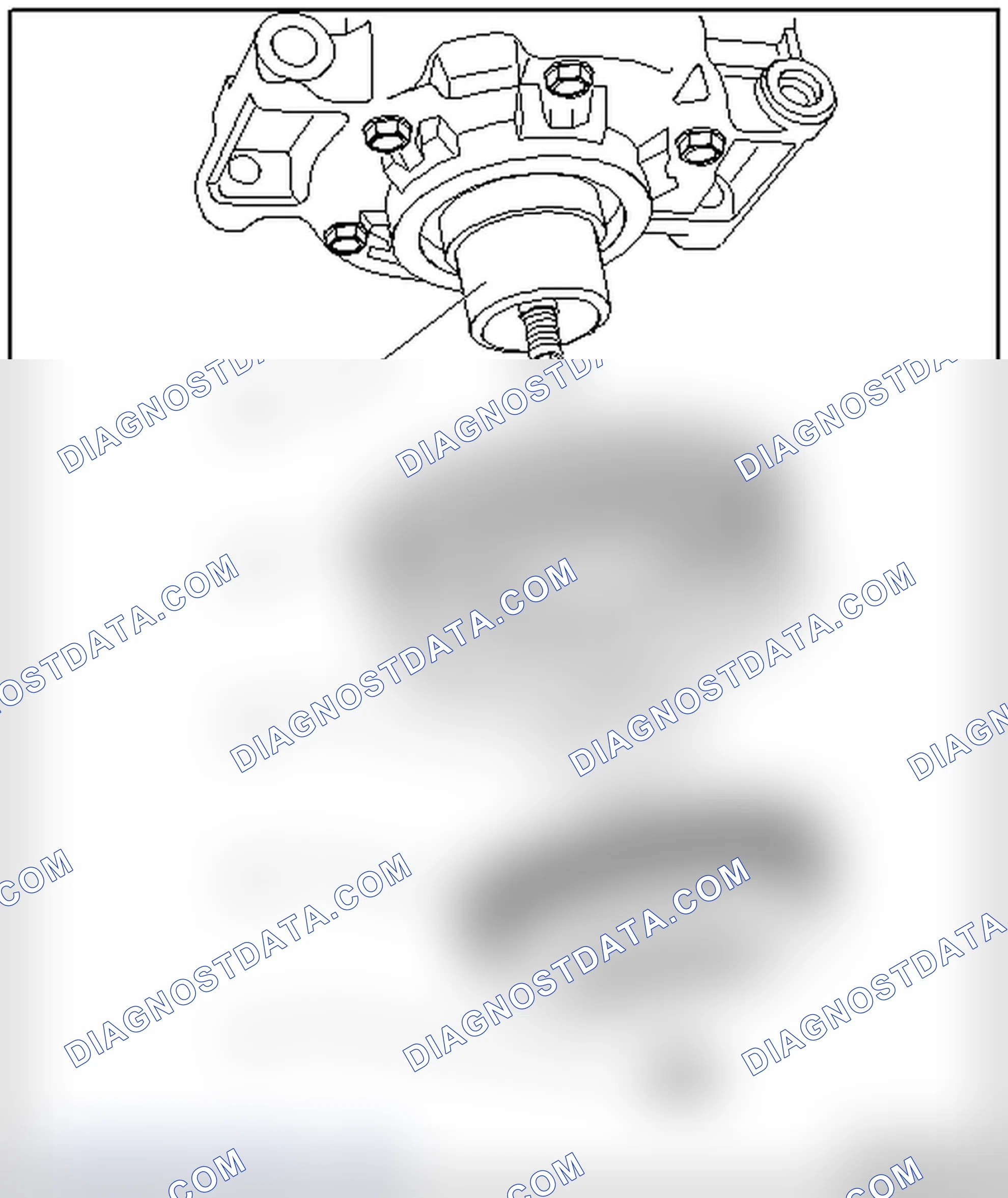 Scheme 261: BELT PULLEY WITHOUT A/C CLUTCH OVERVIEW
