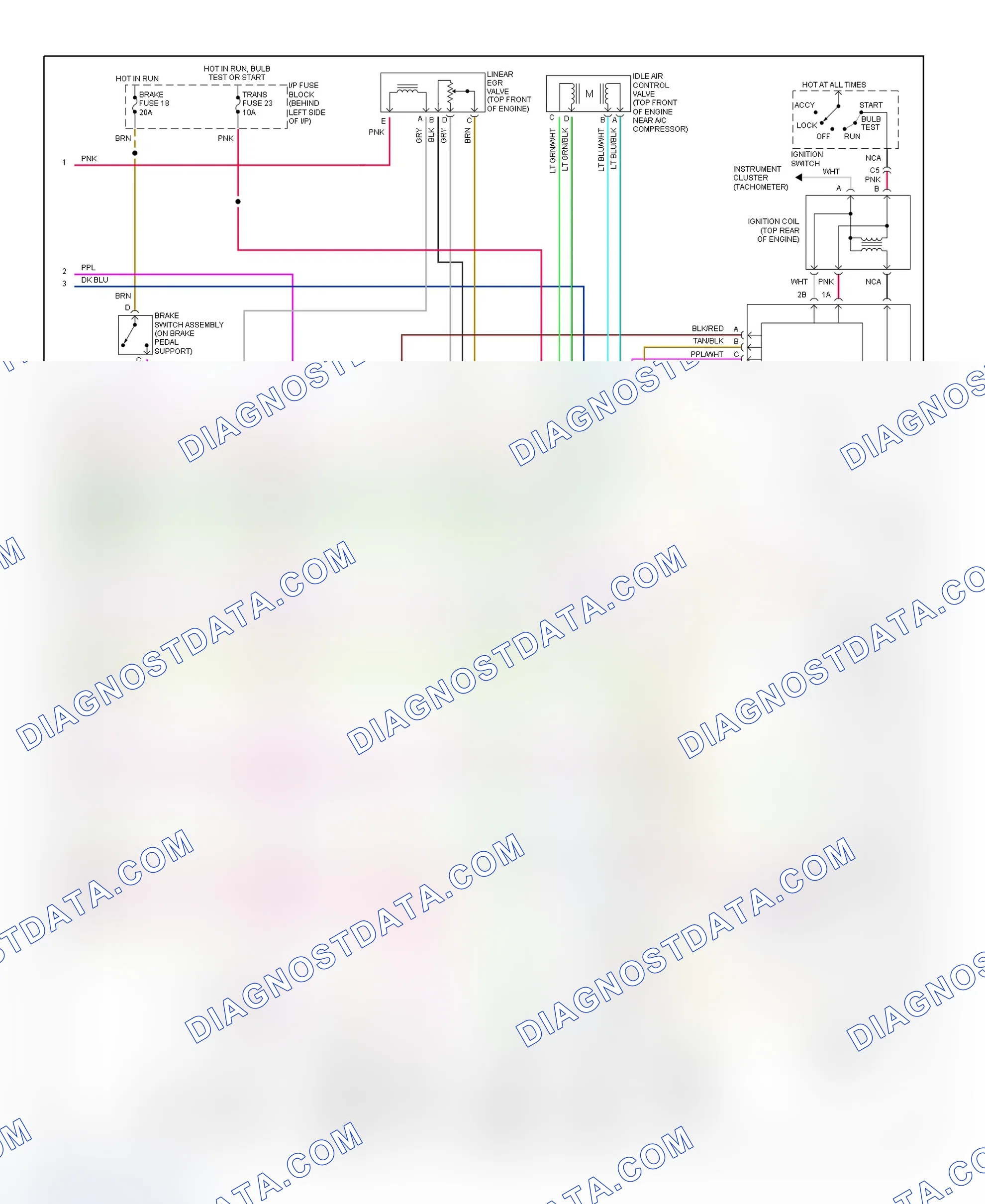 Scheme 317: Wiring Diagram ("S" & "T" Blazer, Jimmy, Pickup & Sonoma - 4.3L VIN Z W/PCM - 2 Of 2)