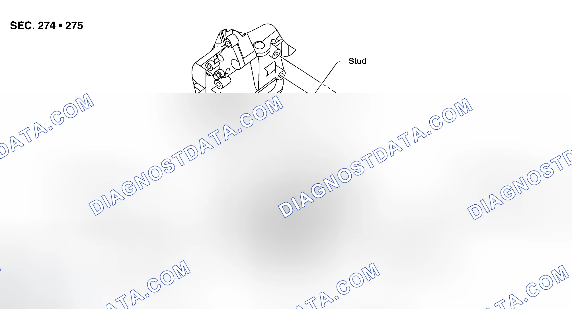 Scheme 118: Removal and Installation for Compressor - VQ35DE Models