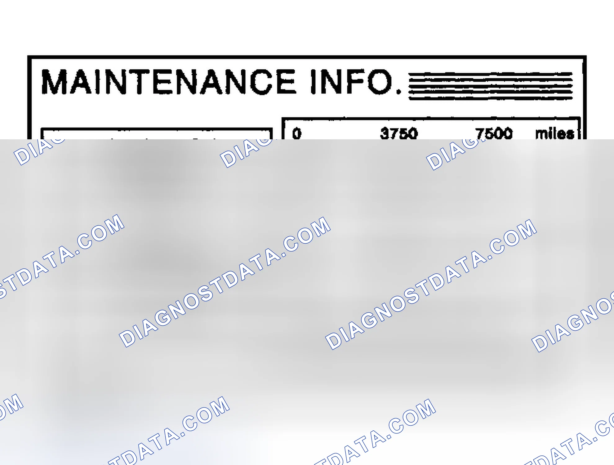 Scheme 5: MAINTENANCE INTERVAL RESET - PROCEDURE 3