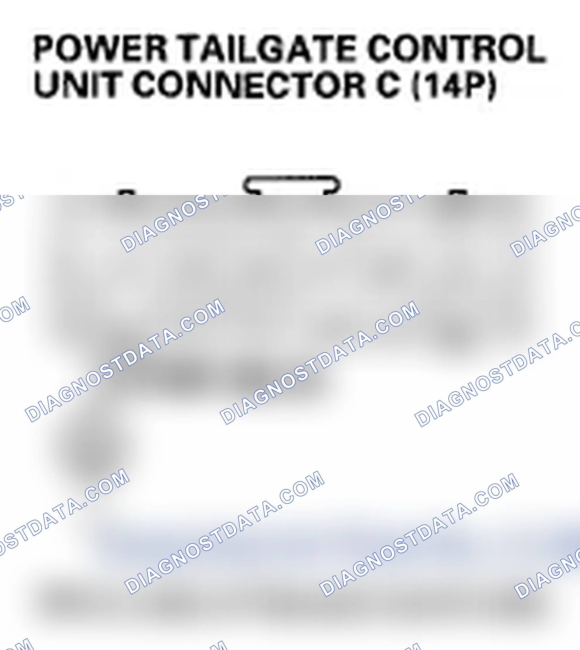 Scheme 146: DTC B1377: Inside Tailgate Switch Circuit Malfunction