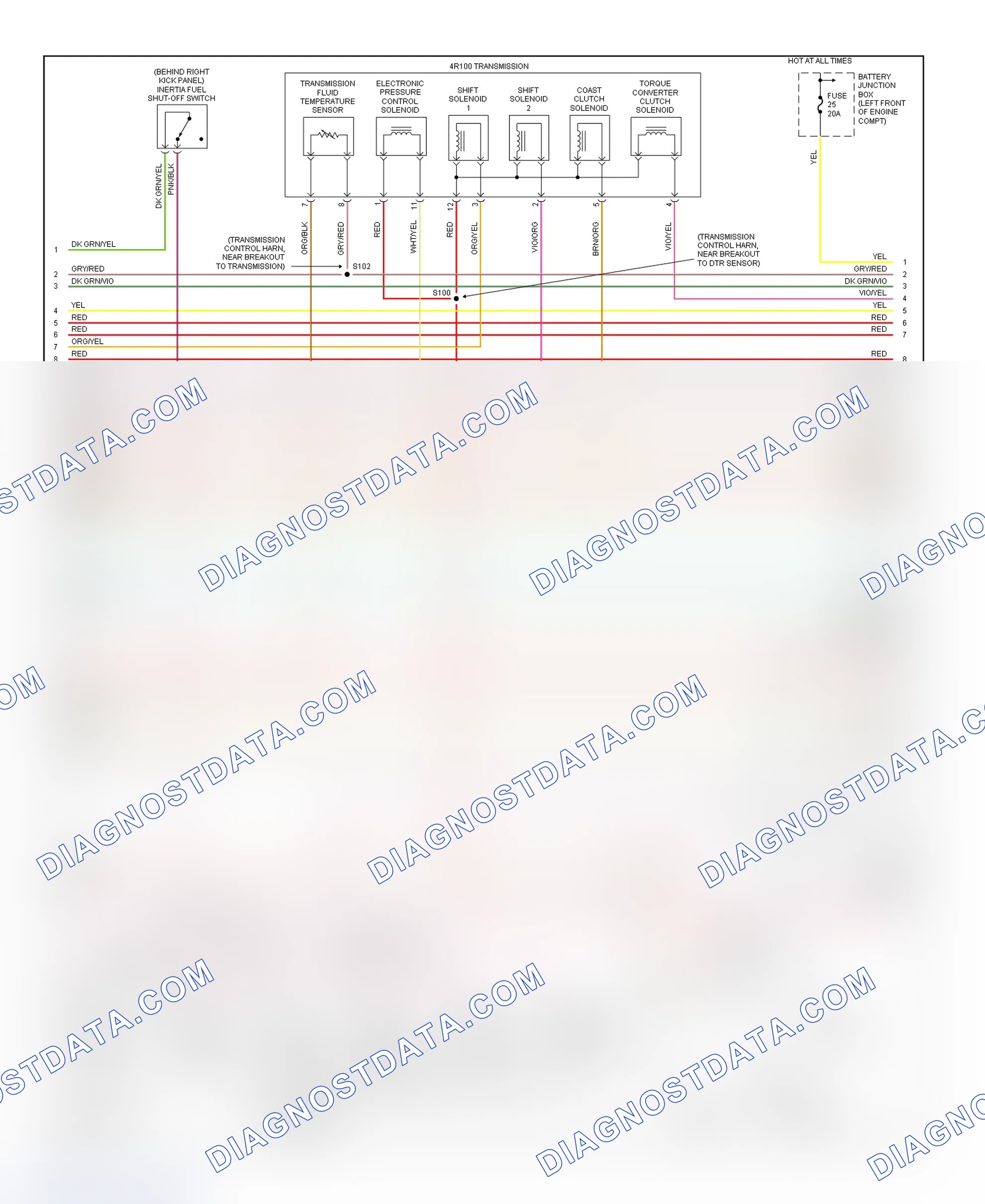 Scheme 38: PCM Wiring Diagram (Econoline - E250 & E350 Super Duty - 5.4L CNG - 3 Of 5)