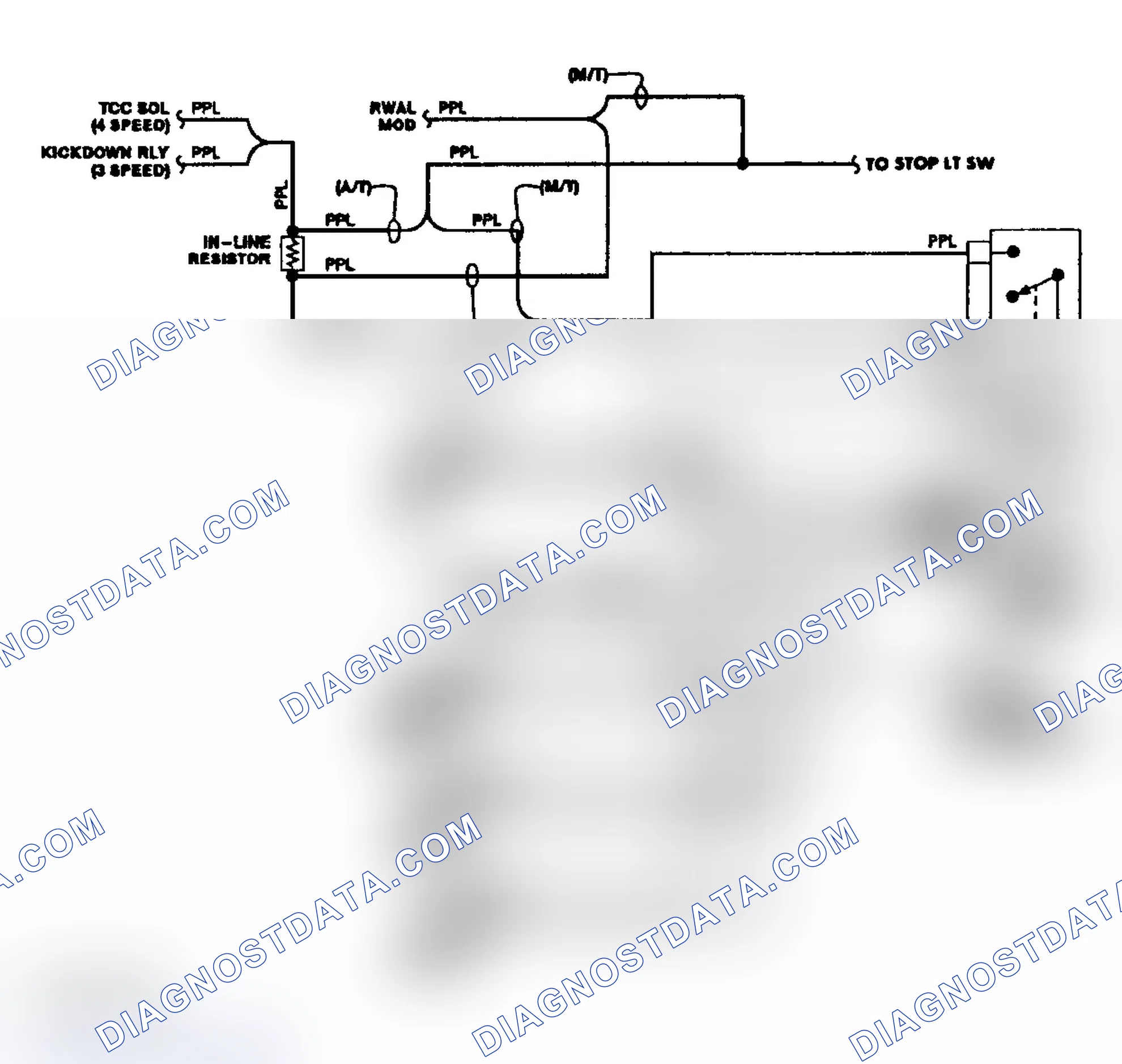 Scheme 3: Transfer Case Circuit (1989)