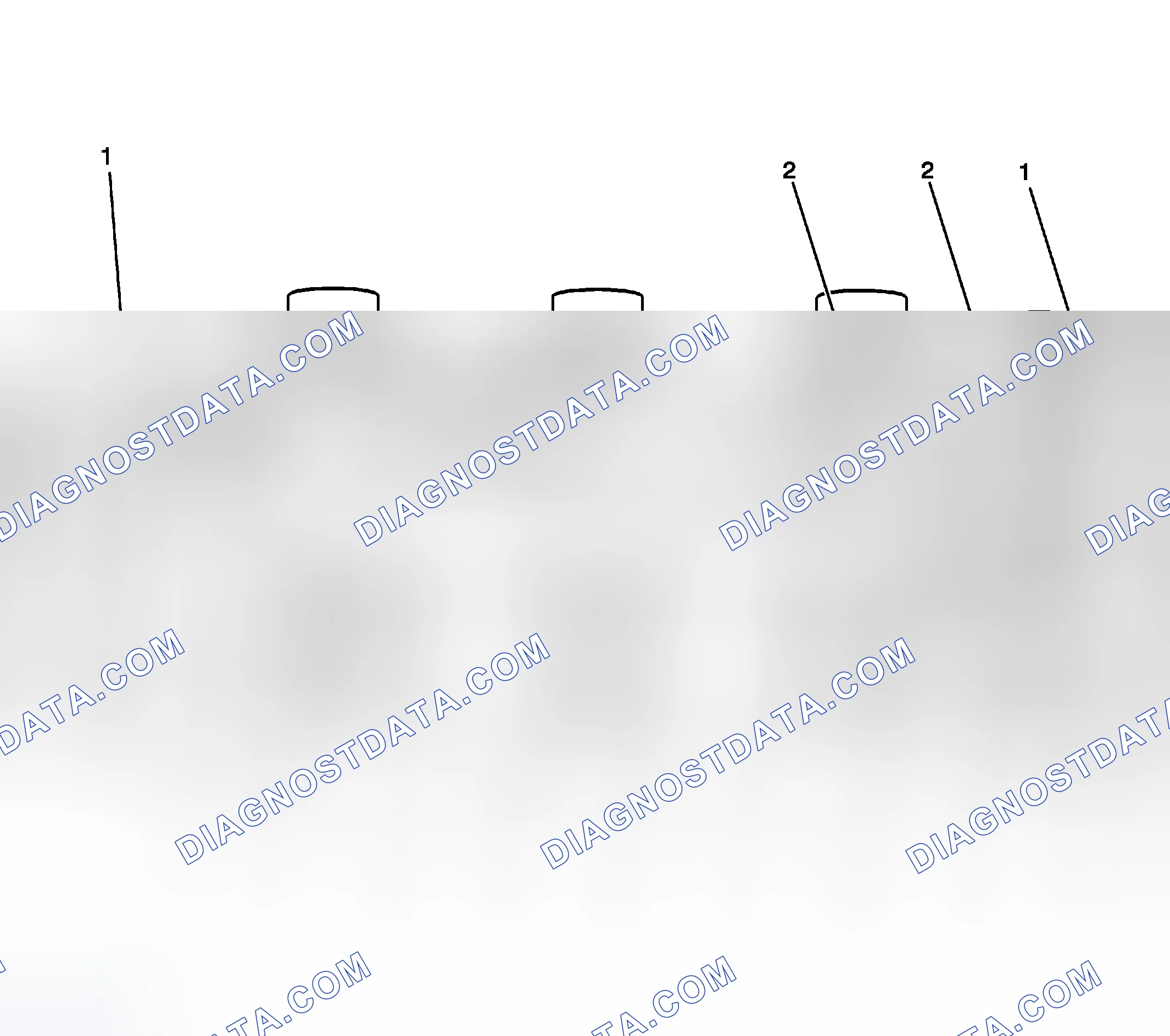 Scheme 107: Right Cylinder Head Exhaust Face