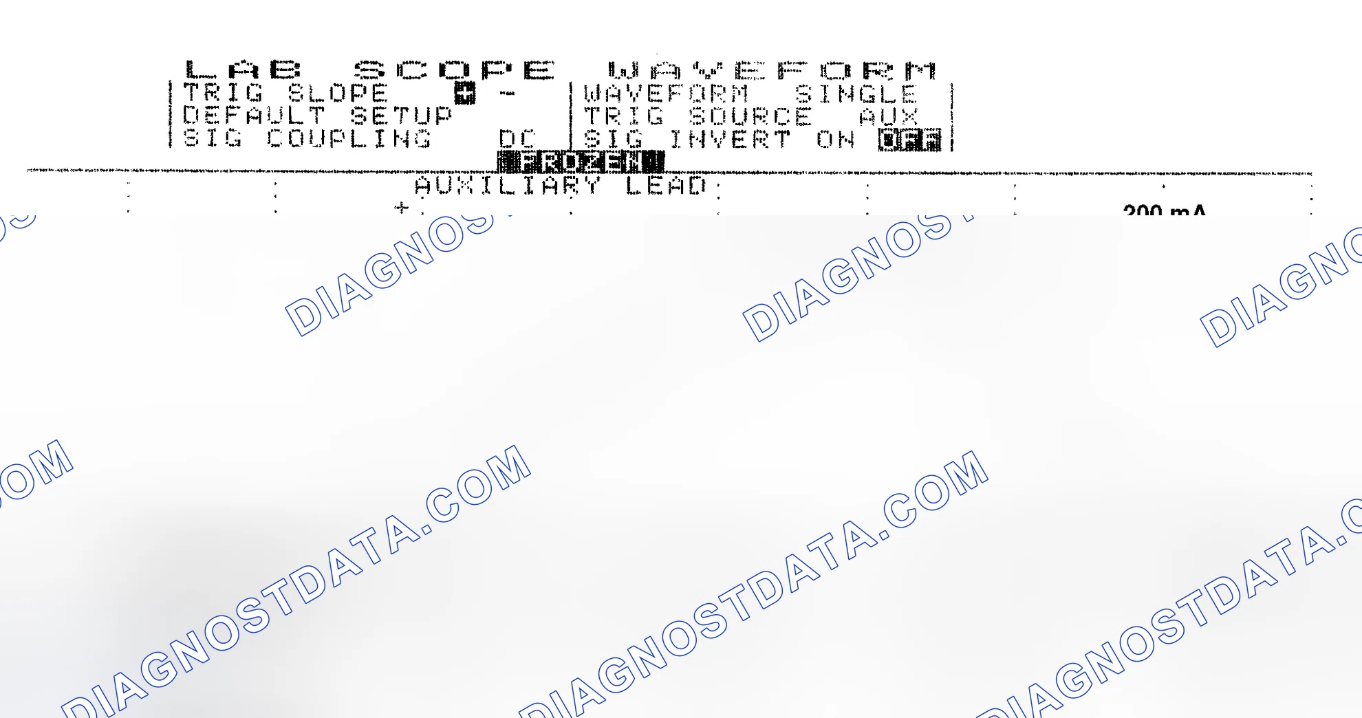 Scheme 13: Single Injector w/Normal Current Flow - Current Pattern
