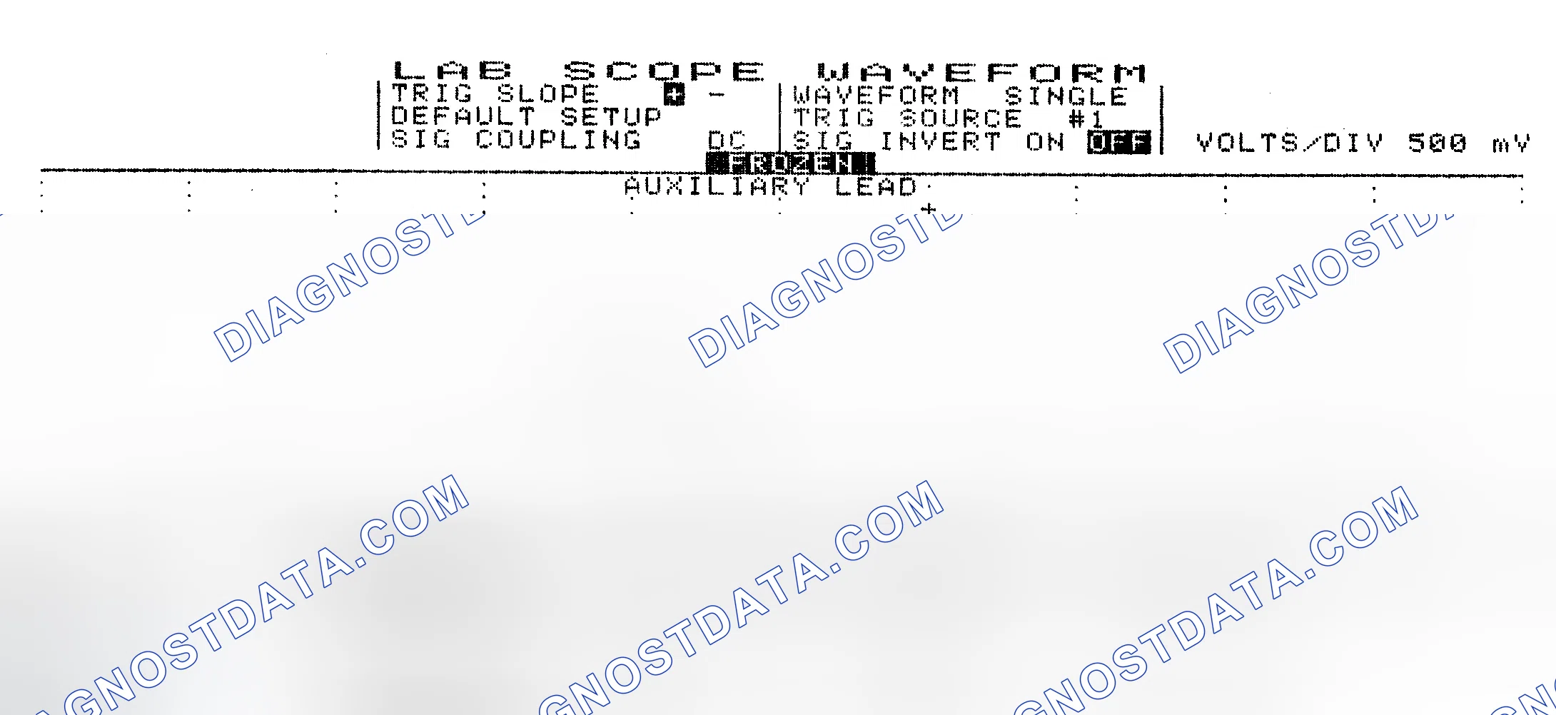 Scheme 10: Single Injector w/Excessive Current Flow - Current Pattern
