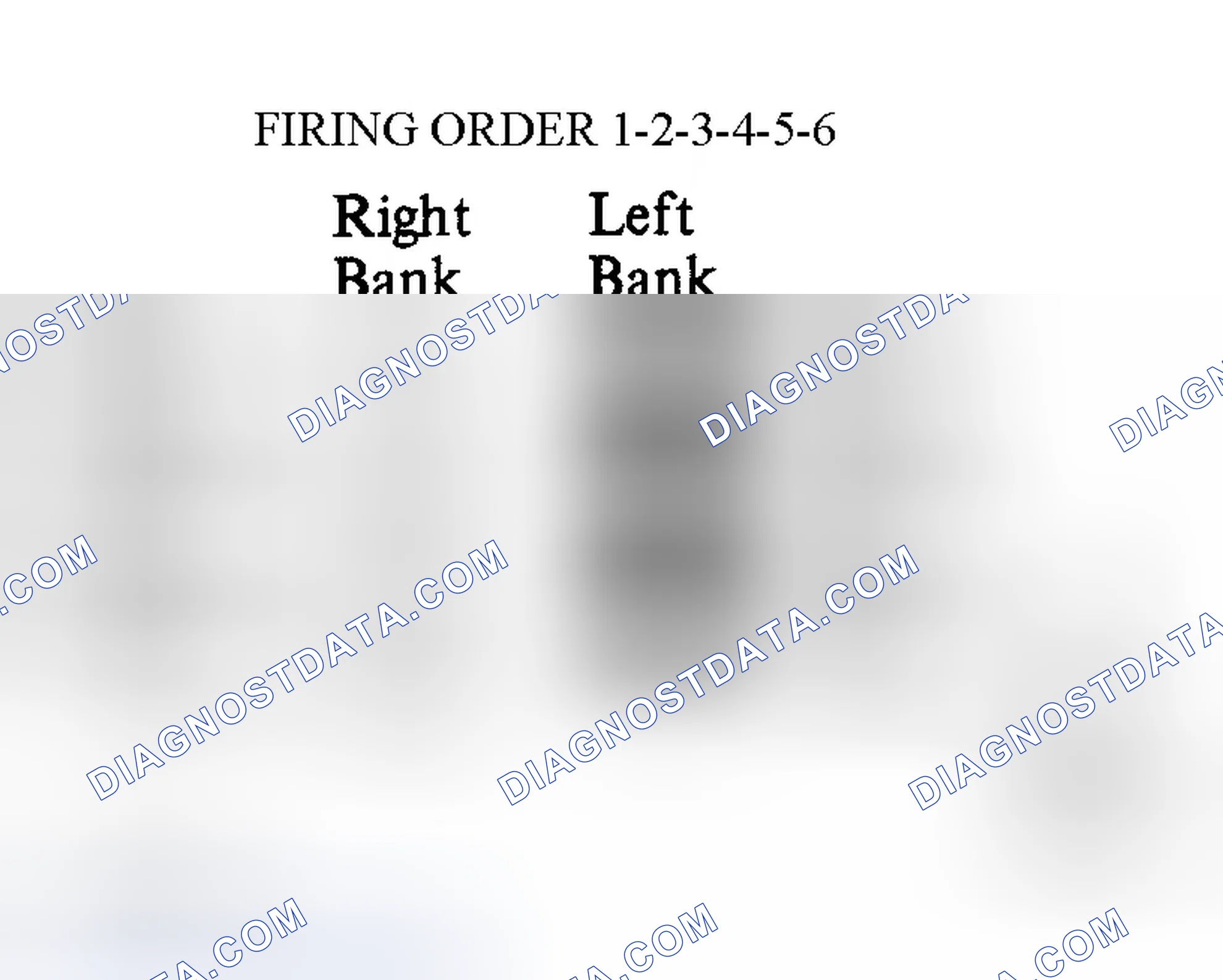 Scheme 3: Cylinder Numbering & Firing Order (Avalon 3.0L, Highlander 3.0L & Sienna 3.0L)