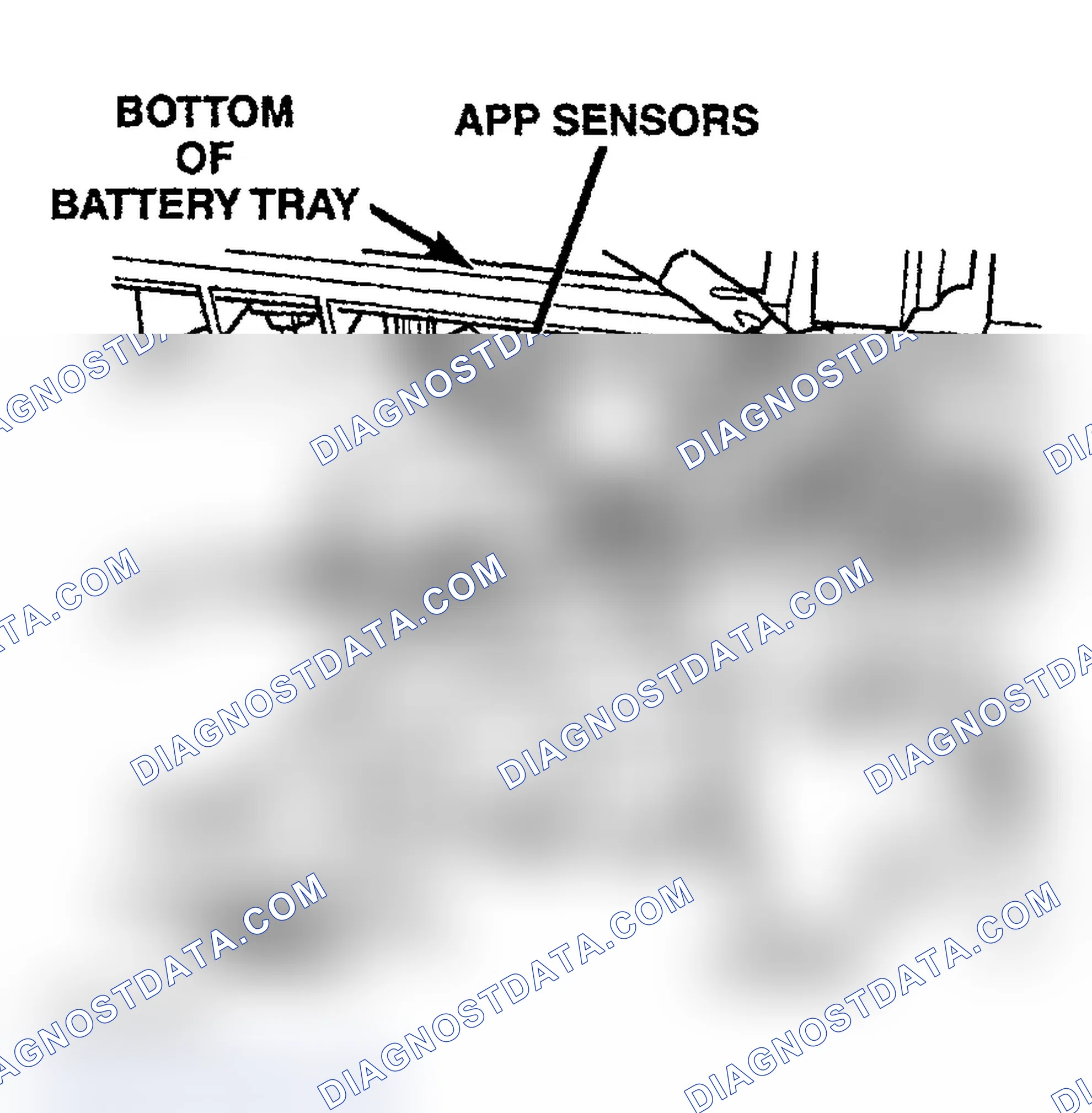 Scheme 289: ACCELERATOR PEDAL POSITION SENSOR LOCATION