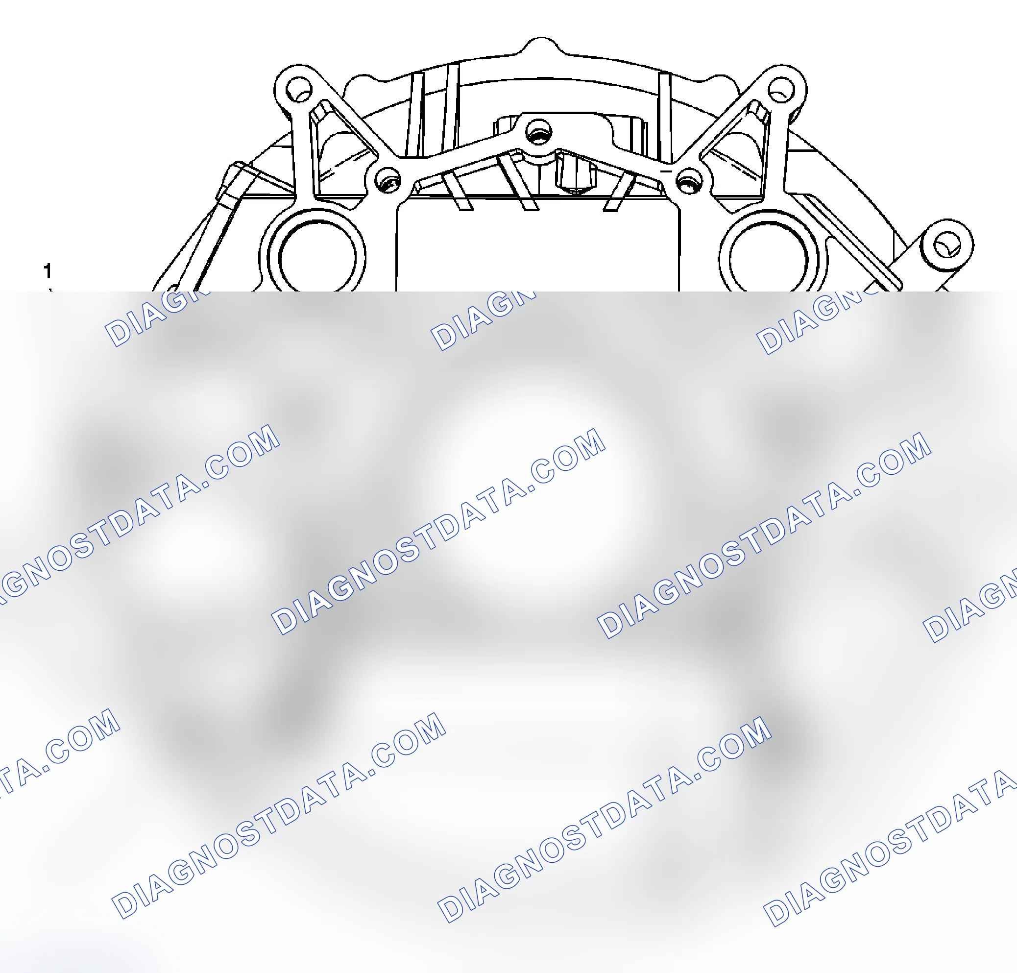 Scheme 132: Flywheel Housing - Rear View