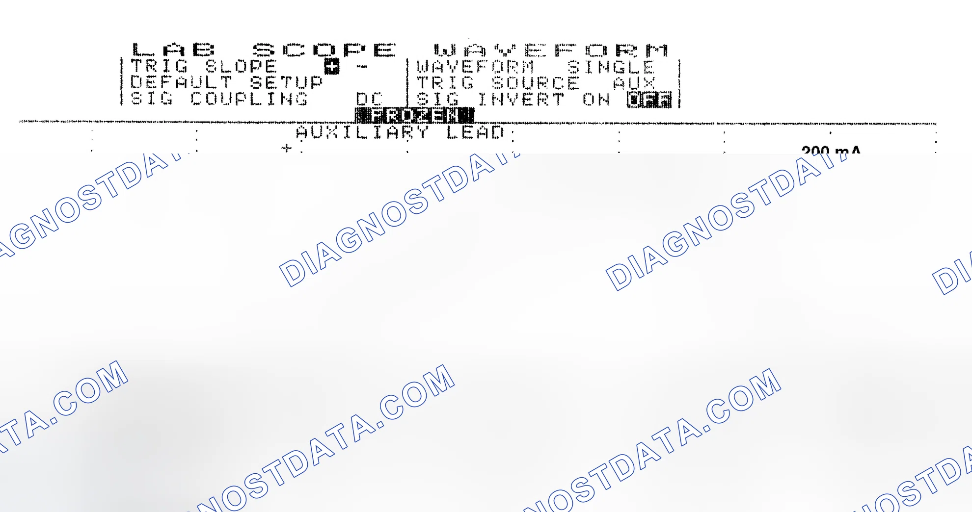 Scheme 13: Single Injector w/Normal Current Flow - Current Pattern
