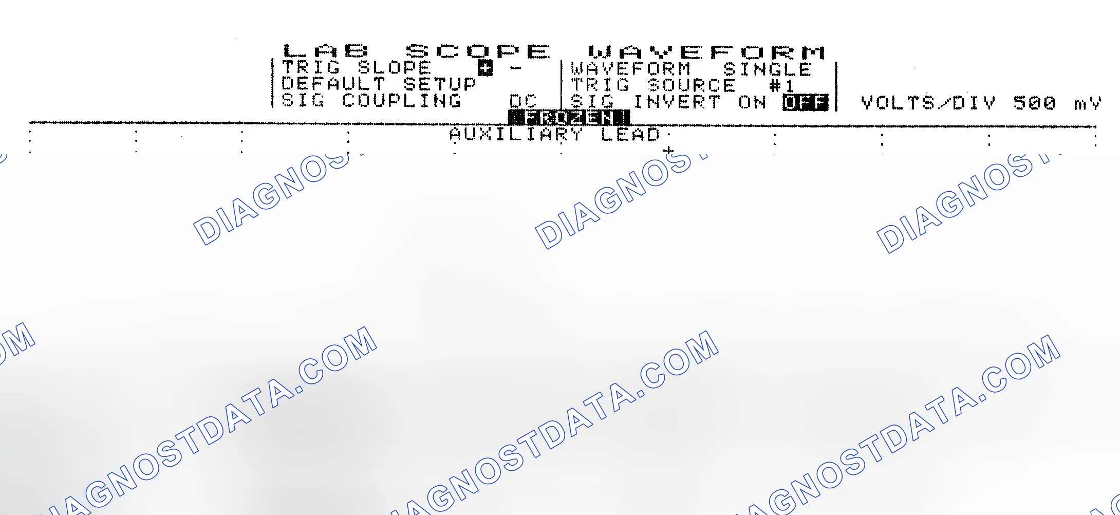 Scheme 10: Single Injector w/Excessive Current Flow - Current Pattern