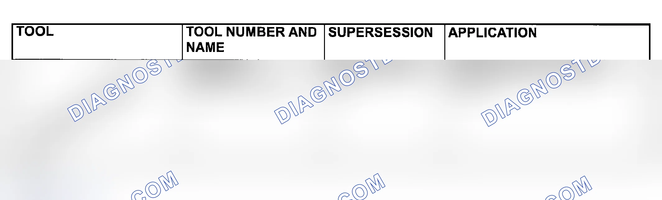 Scheme 53: SPECIAL TOOL