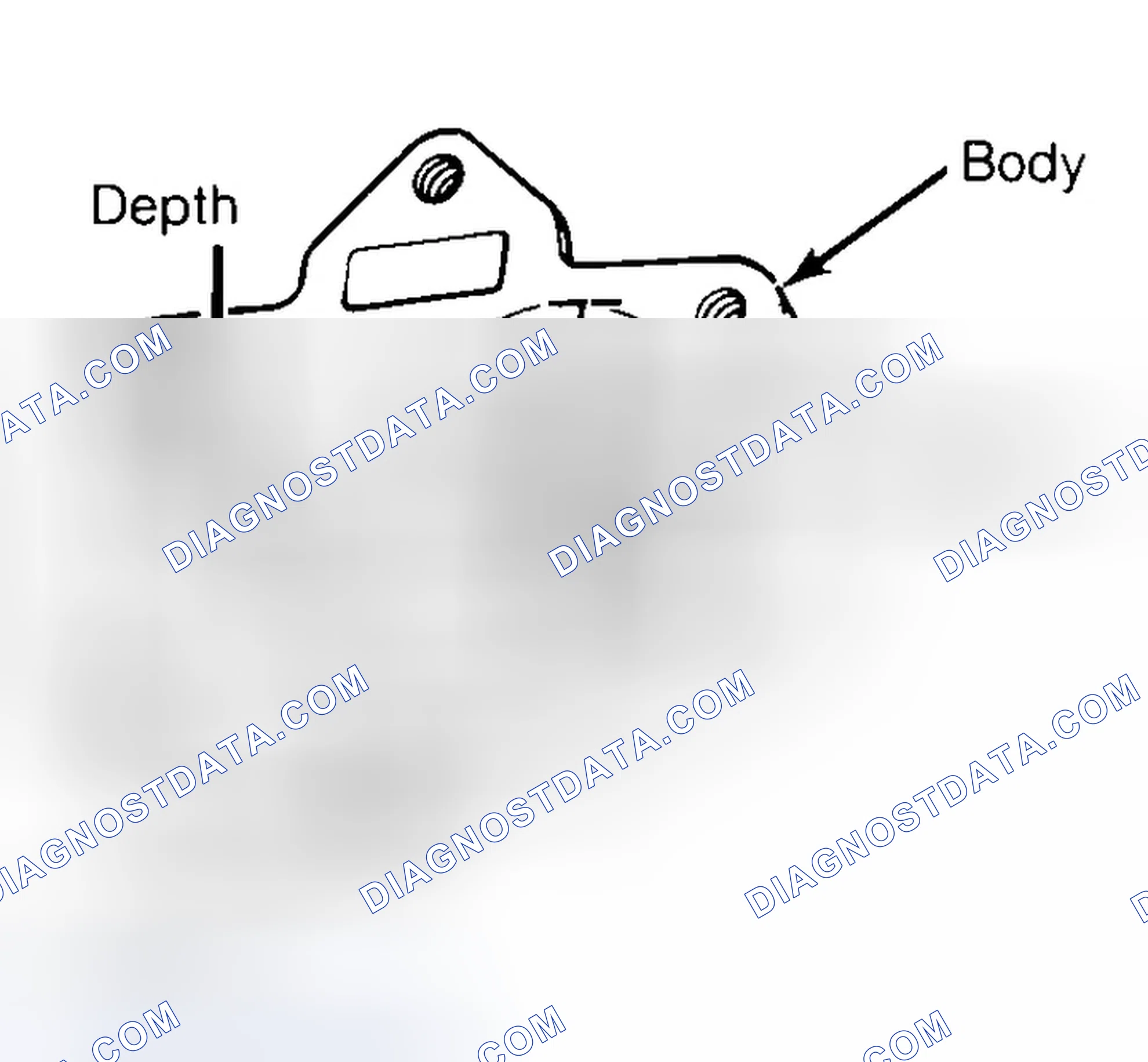 Scheme 35: Measuring Oil Pump Gear Cavity