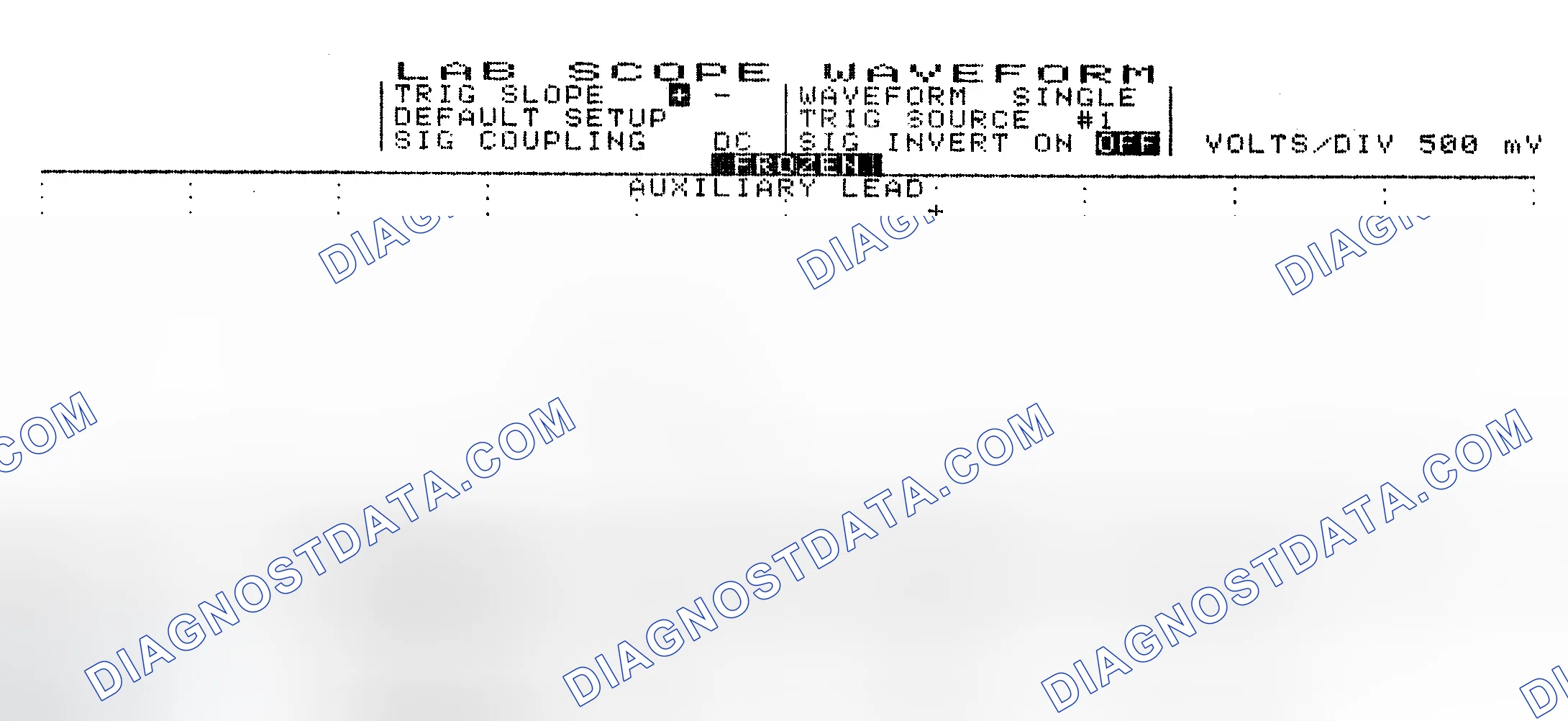 Scheme 10: Single Injector w/Excessive Current Flow - Current Pattern