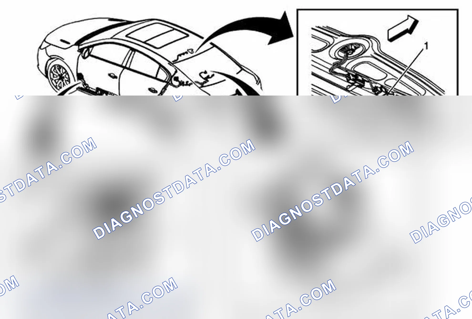 Scheme 35: Digital Radio Antenna and Navigation Antenna Coaxial Cable Replacement (Body Wiring Harness)