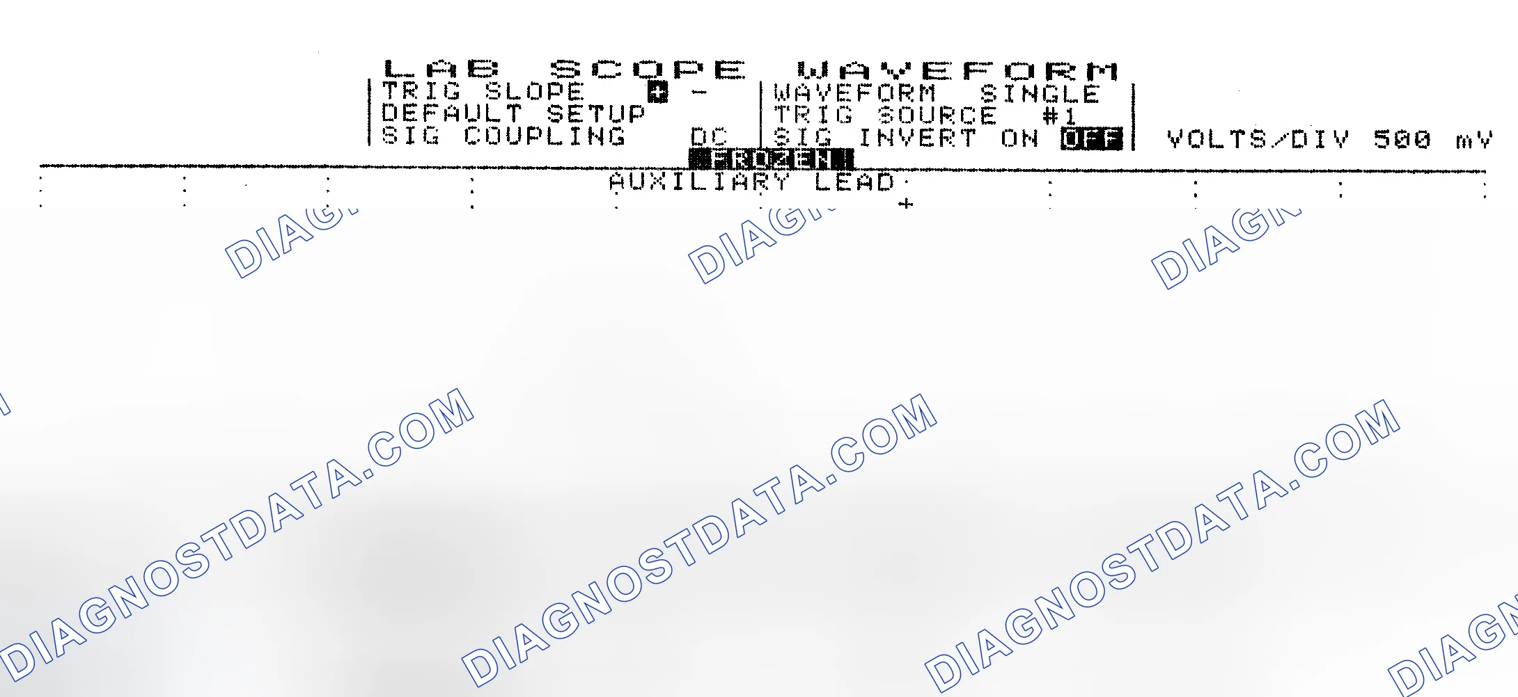 Scheme 10: Single Injector w/Excessive Current Flow - Current Pattern