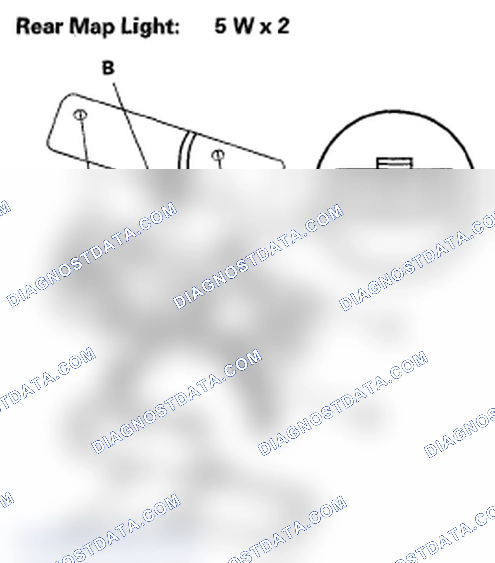 Scheme 9: Rear Individual Map Light Test/Replacement