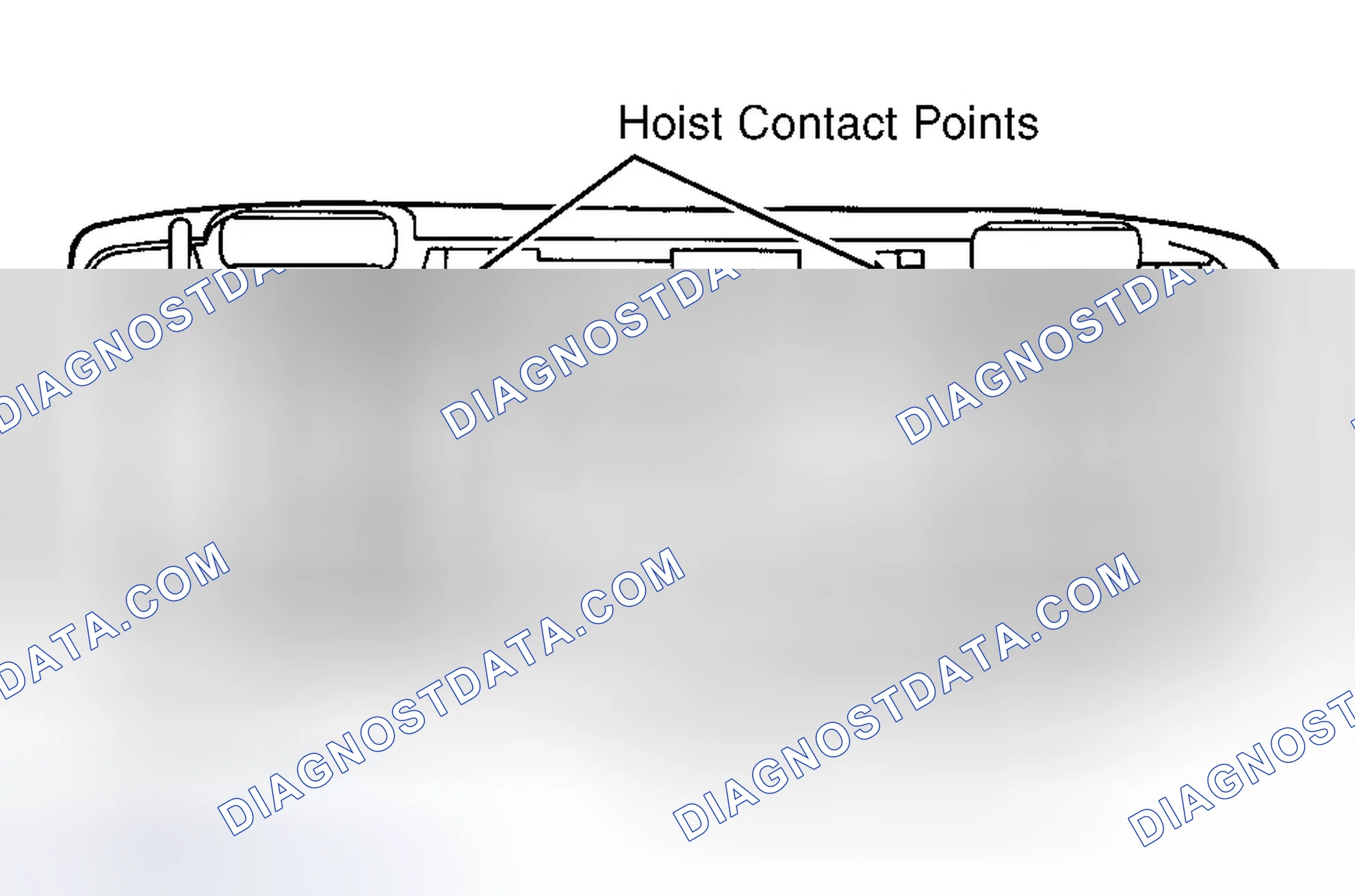 Scheme 2: Hoisting Contact Points (Windstar) Courtesy of Ford Motor Co.