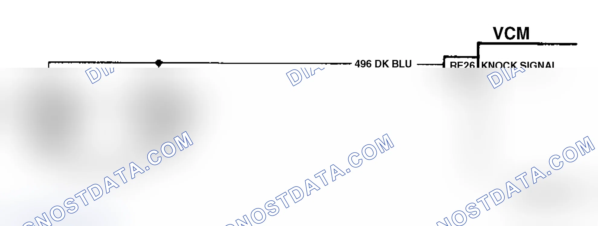 Scheme 77: Code P0327 Schematic (4.3L "S" & "T" Series Pickup M/T) Knock Sensor Grounded