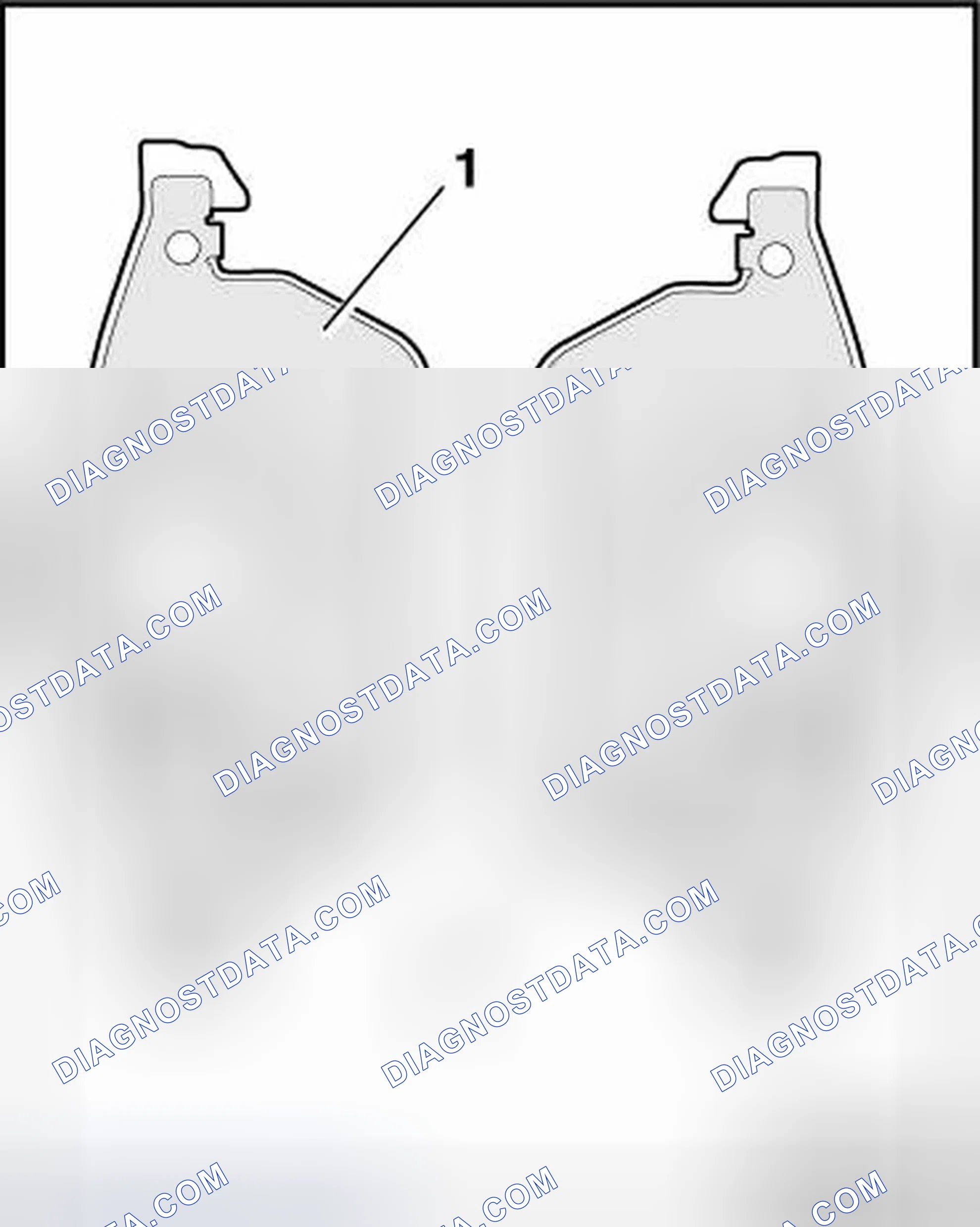 Scheme 5: Installed Position of Brake Pads
