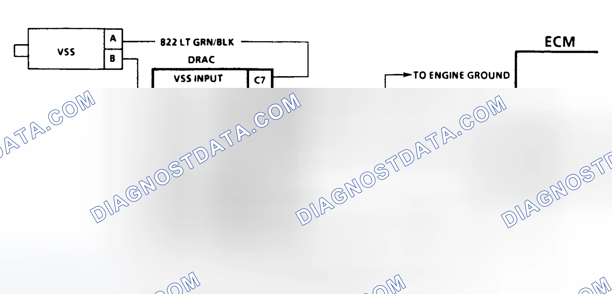 Scheme 86: Code 24 Schematic (4.3L Turbo) Vehicle Speed Sensor