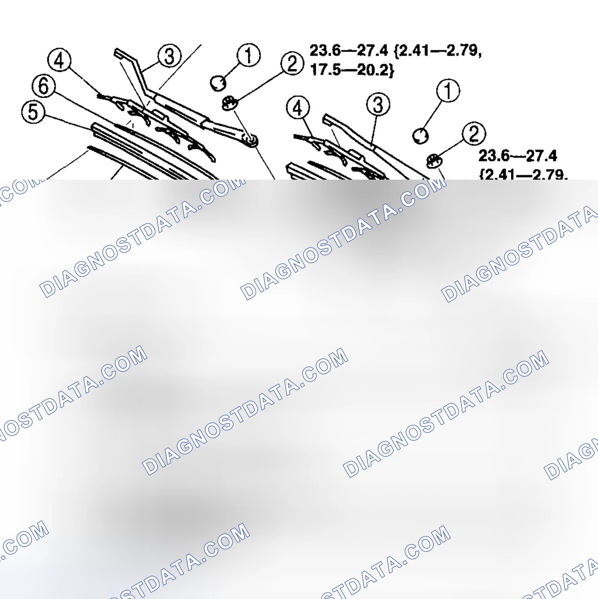 Scheme 2: WINDSHIELD WIPER ARM AND BLADE REMOVAL/INSTALLATION