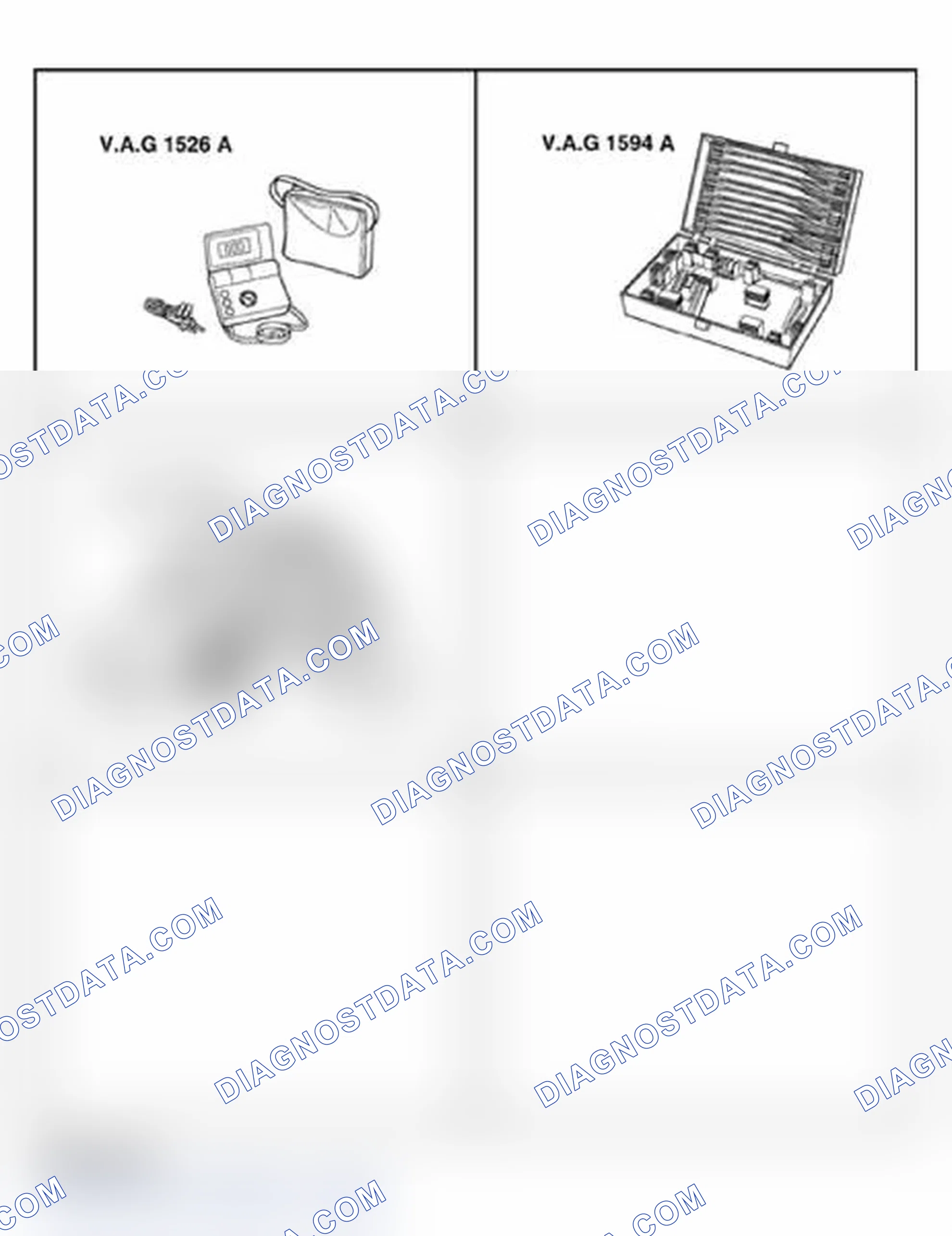 Scheme 46: Special tools and equipment