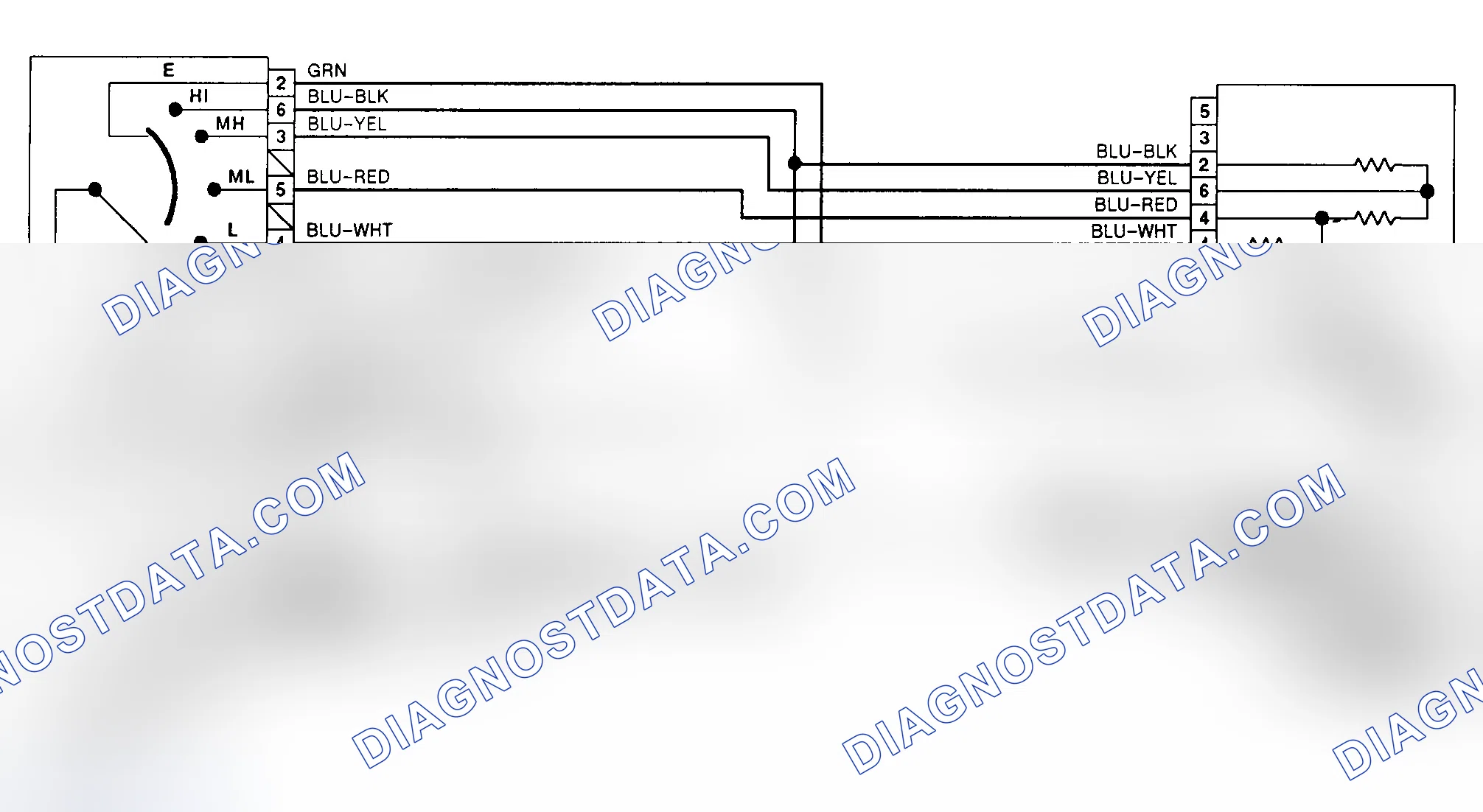 Scheme 14: Heater Wiring Diagram (Scoupe)