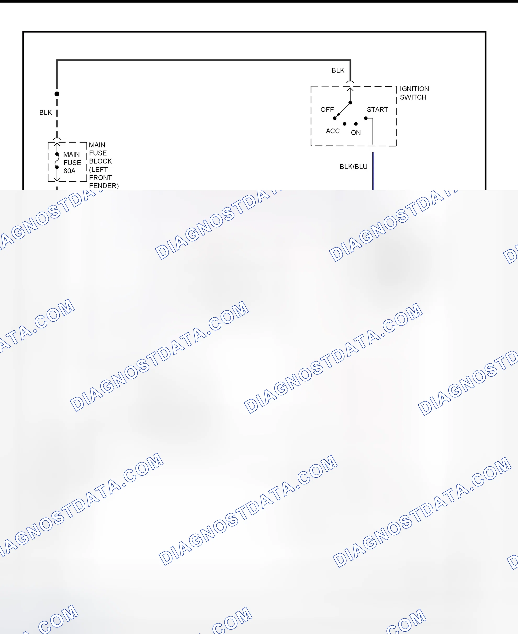 Scheme 1: Starting System Wiring Diagram