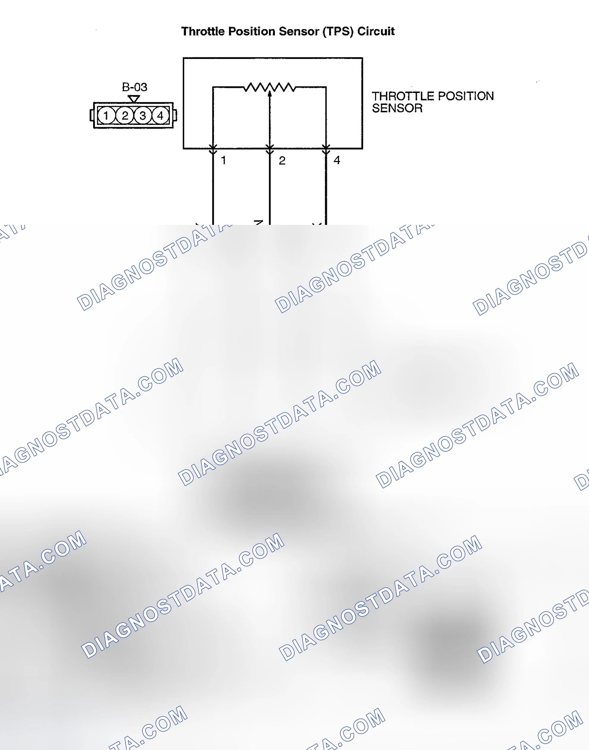 Scheme 163: DTC P0121: THROTTLE POSITION SENSOR CIRCUIT RANGE/PERFORMANCE PROBLEM