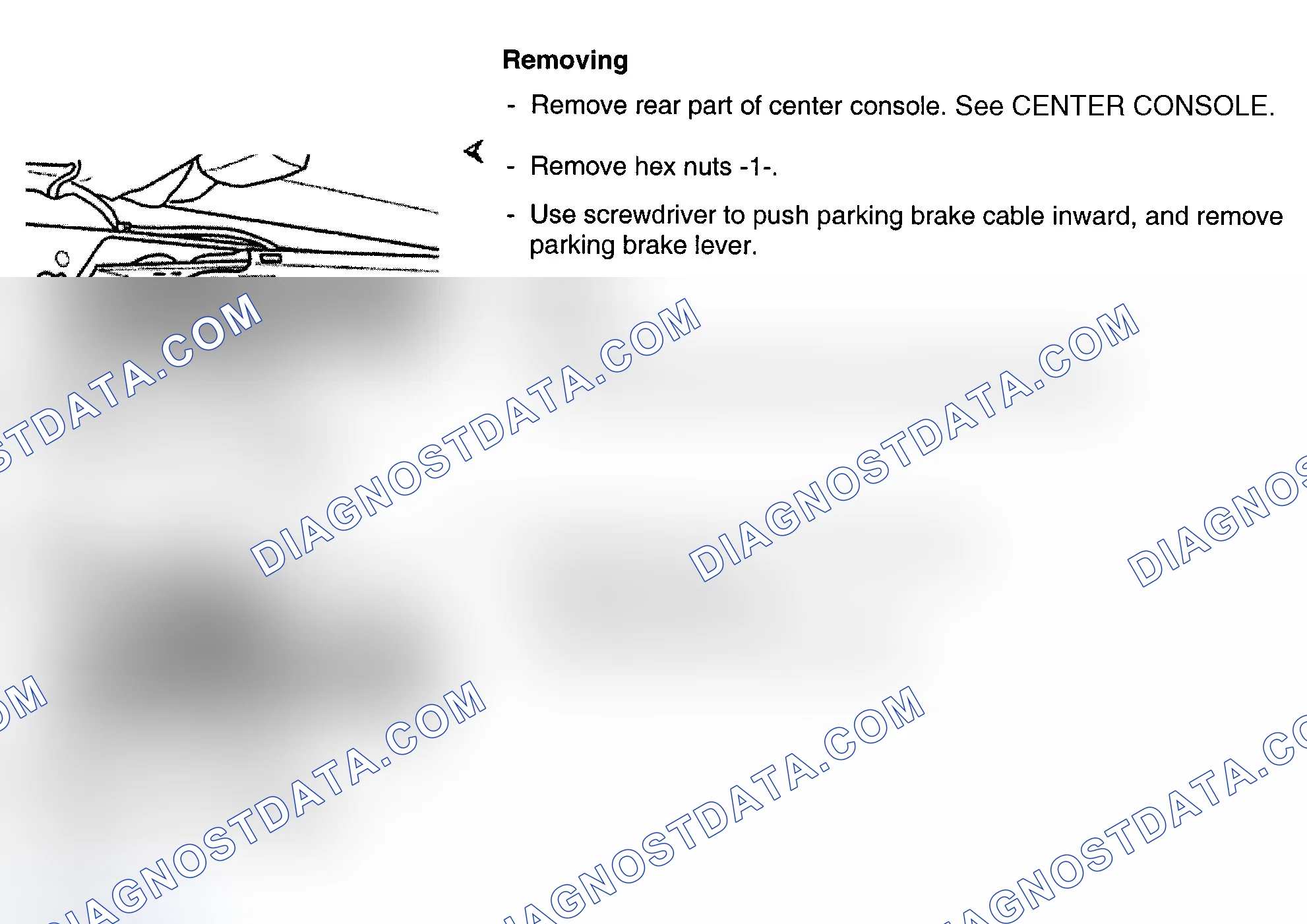 Scheme 34: PARKING BRAKE HANDLE