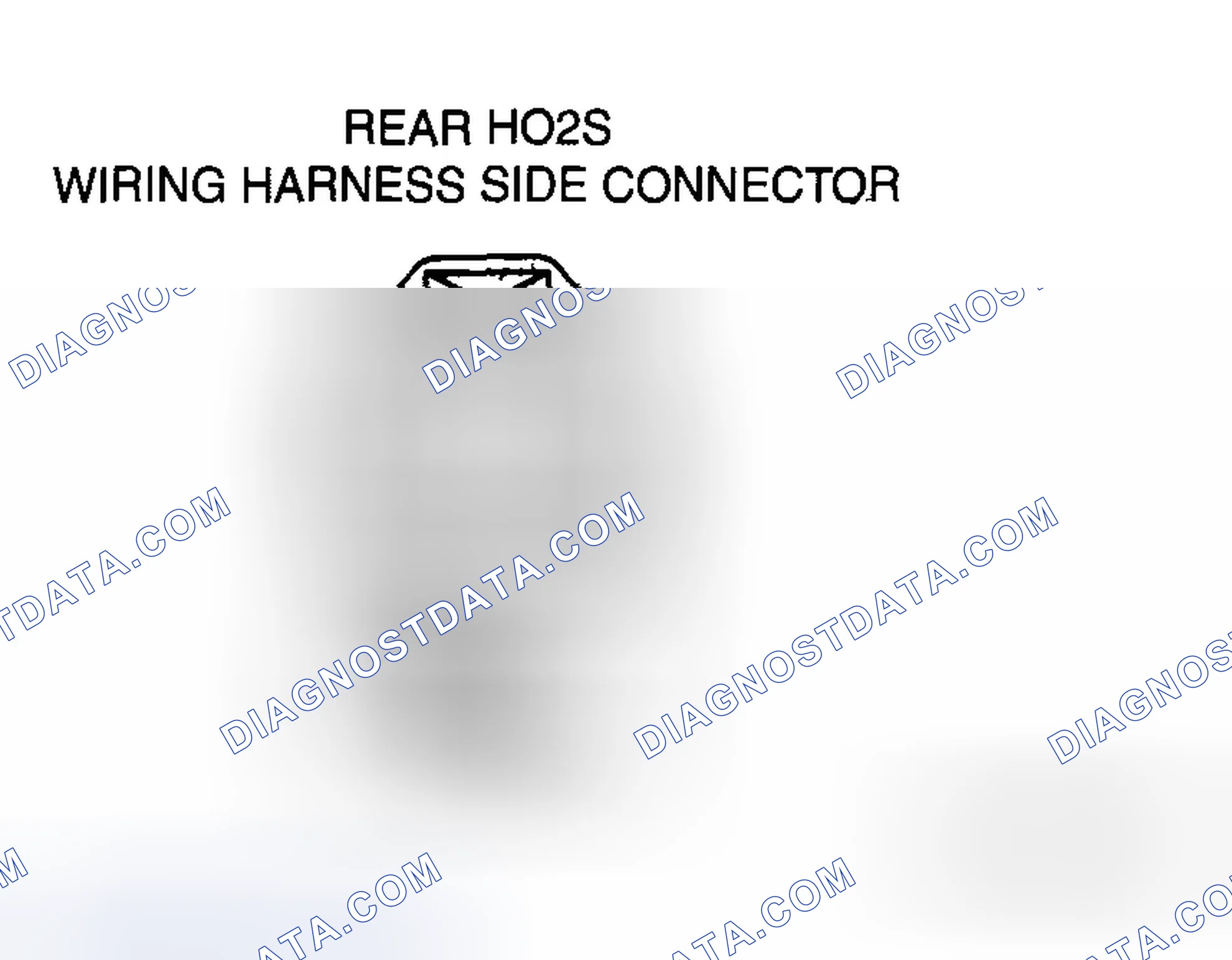 Scheme 194: Rear HO2S Circuit Open/Short Inspection (Sensor)
