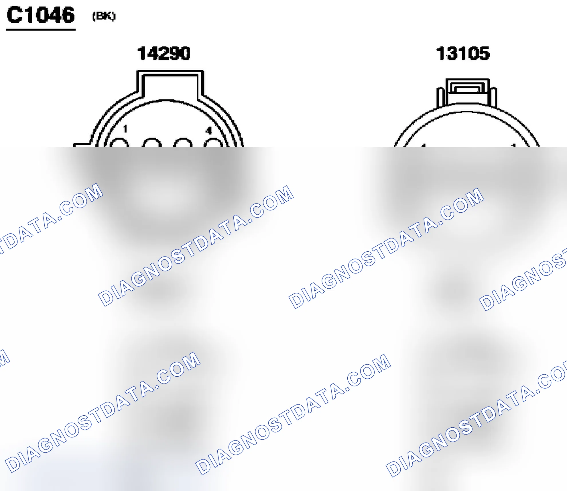 Scheme 247: Identifying Connectors C1046, C1047 & C1048a