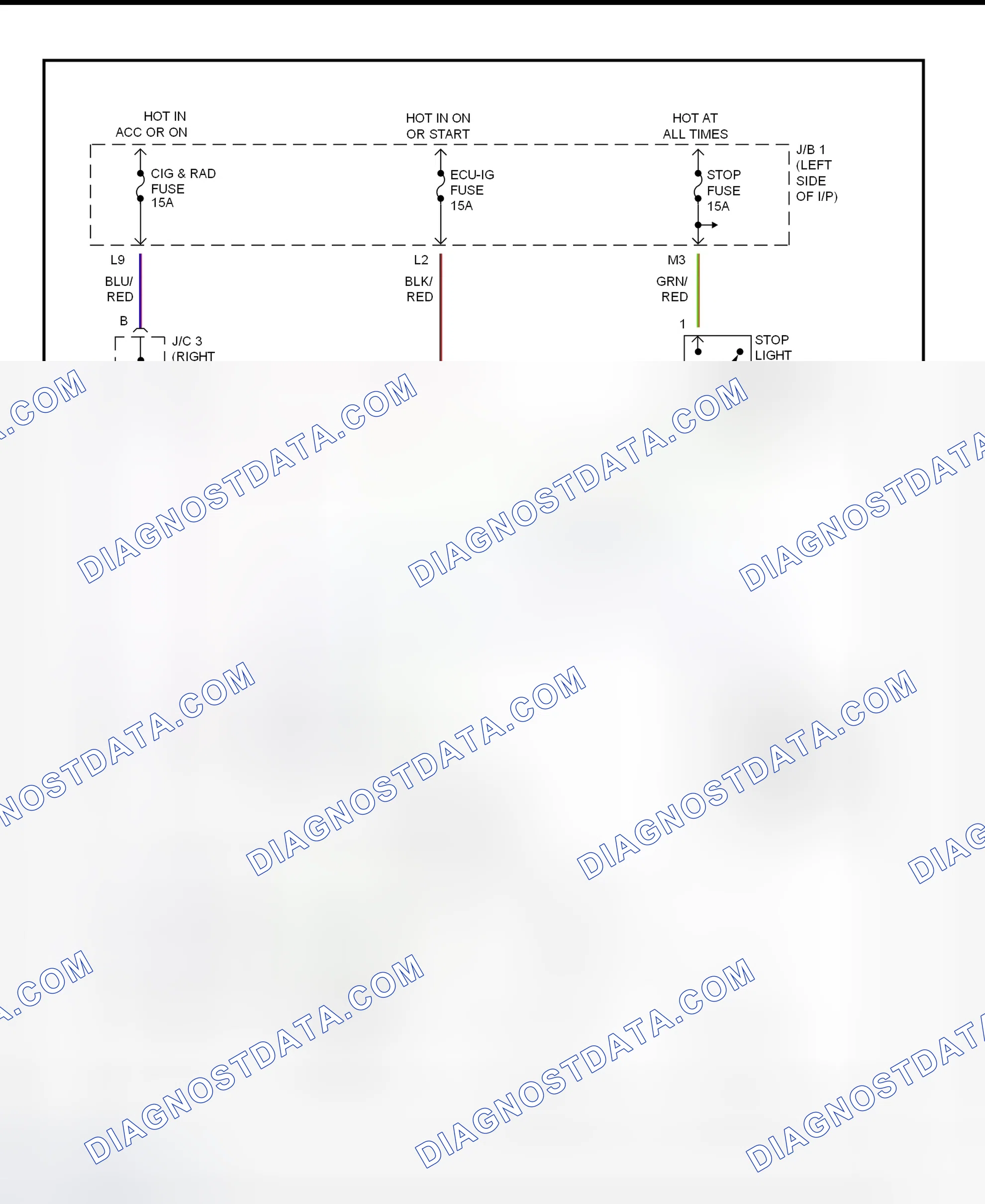Scheme 11: Shift Interlock System Wiring Diagram (1995-96 Camry)