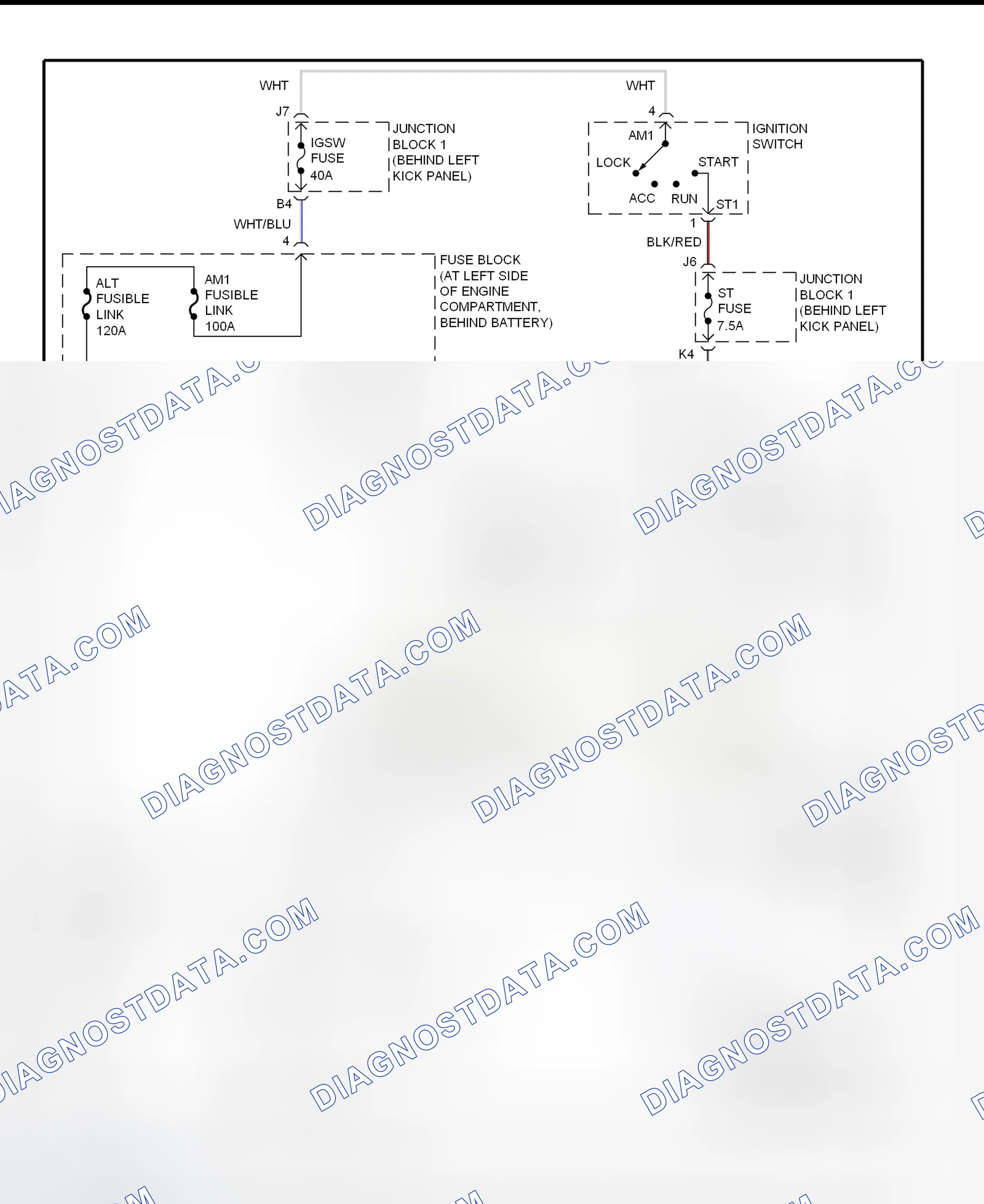 Scheme 14: Starting System Wiring Diagram (SC300)
