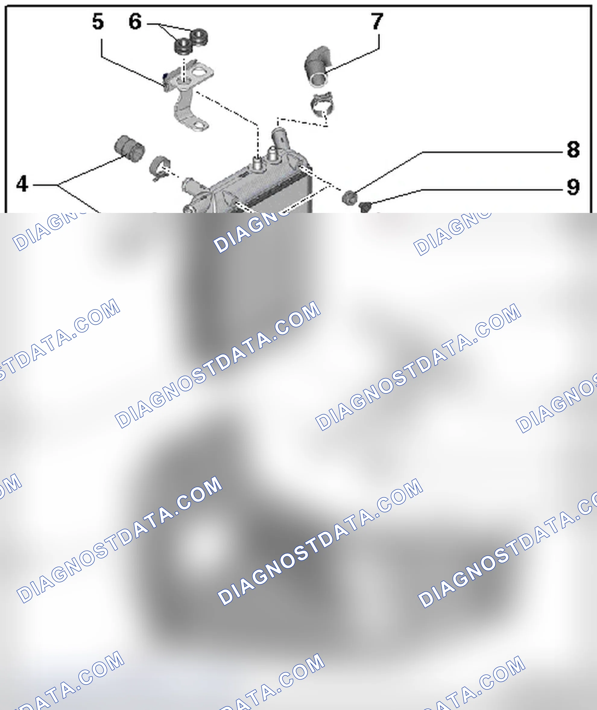 Scheme 14: RIGHT AUXILIARY COOLER