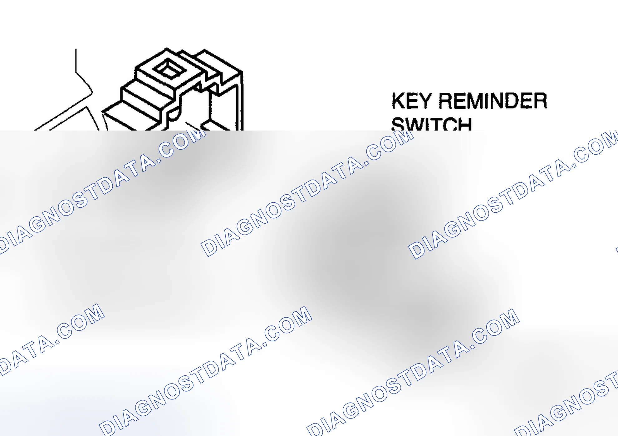Scheme 11: KEY REMINDER SWITCH REMOVAL/INSTALLATION