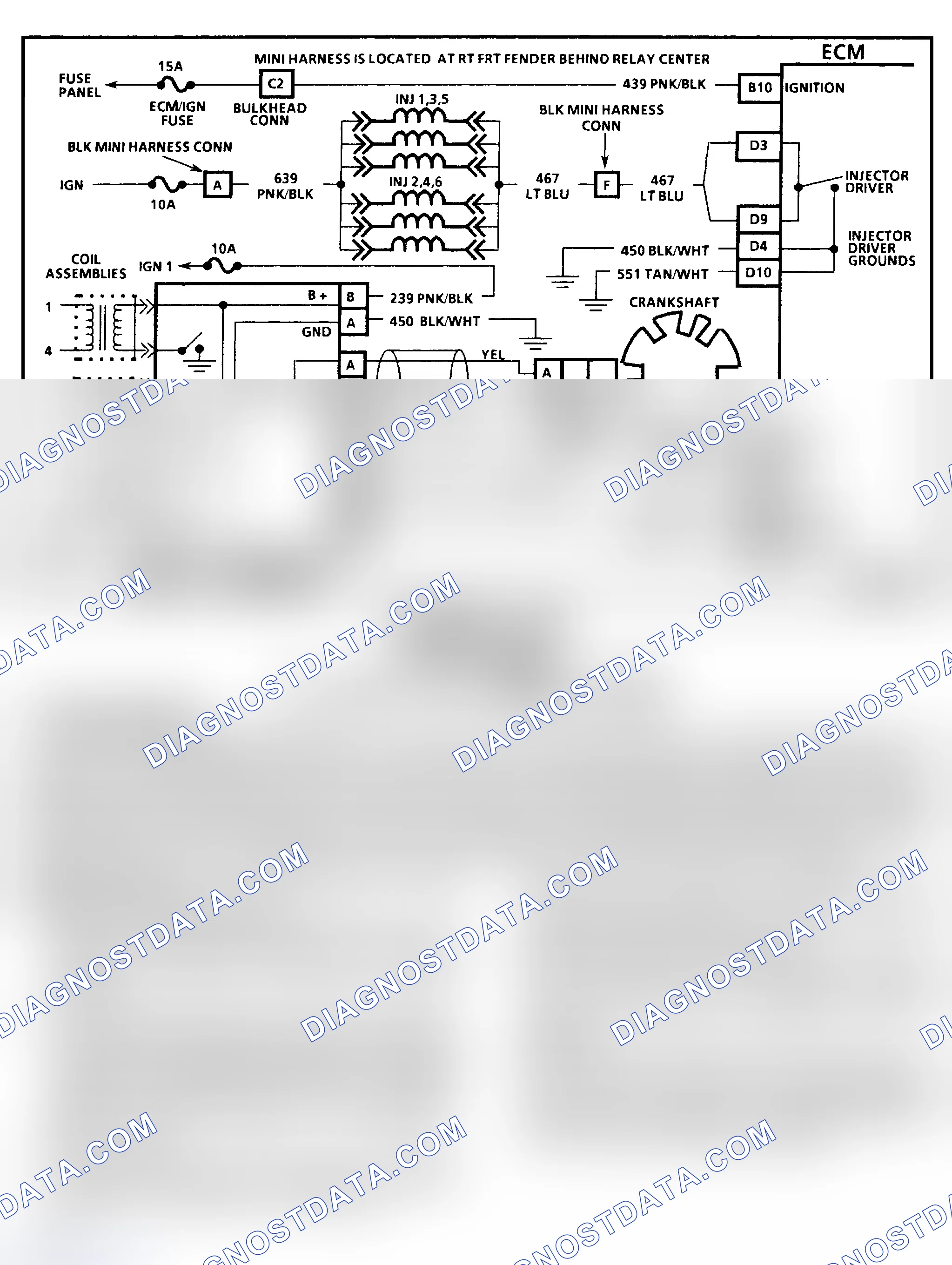 Scheme 174: DIS Misfire - 3.1L (VIN T) "W" Body - C4F Chart