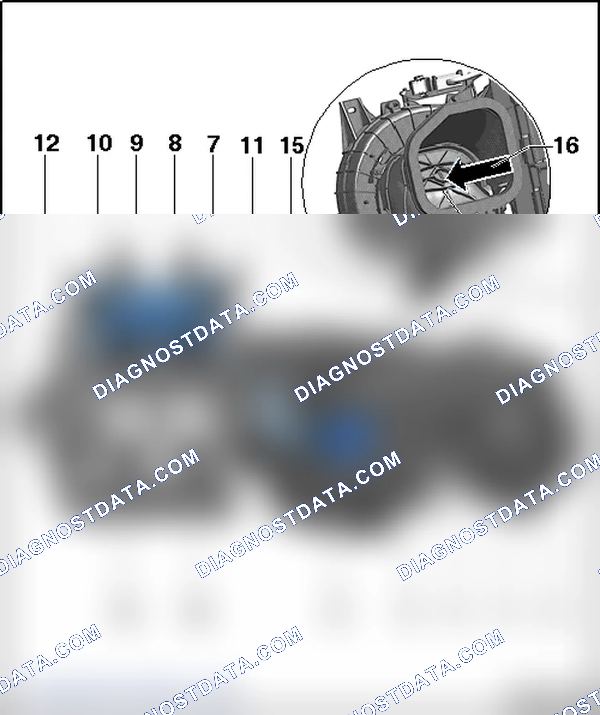 Scheme 7: AIR DUCT TO AND FROM FRONT HEATING & A/C UNIT