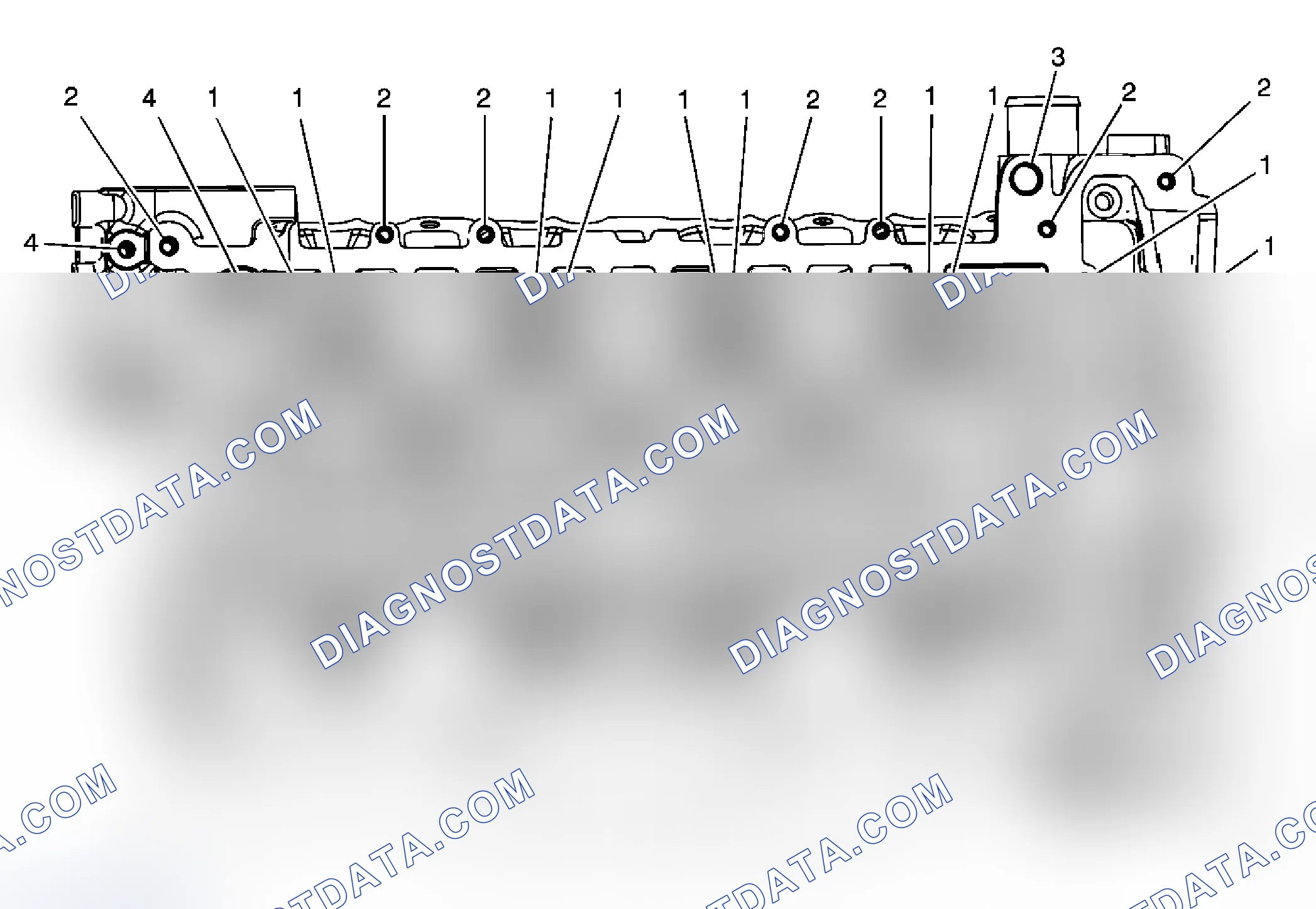 Scheme 42: Cylinder Head - Top View