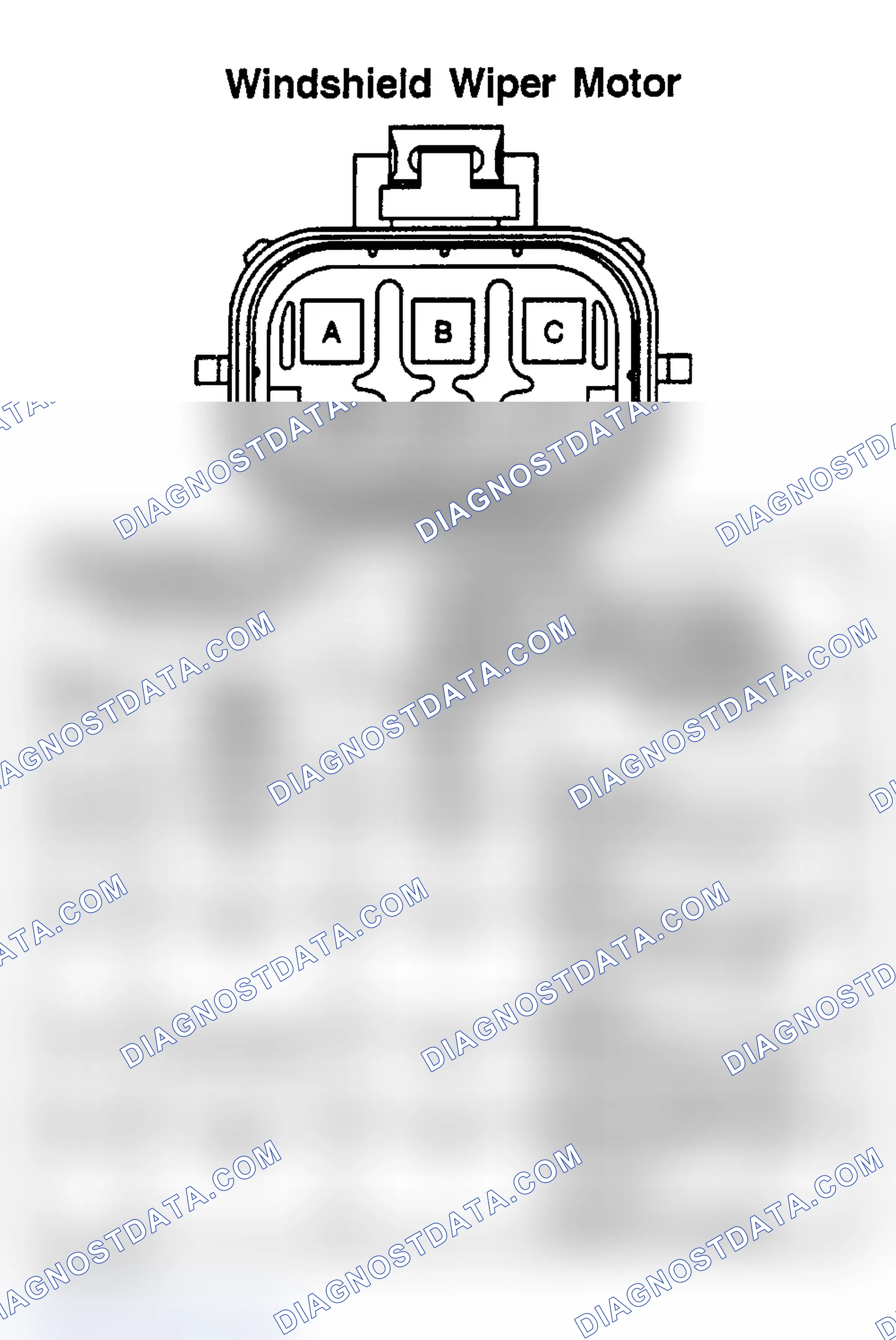 Scheme 101: WINDSHIELD WIPER MOTOR