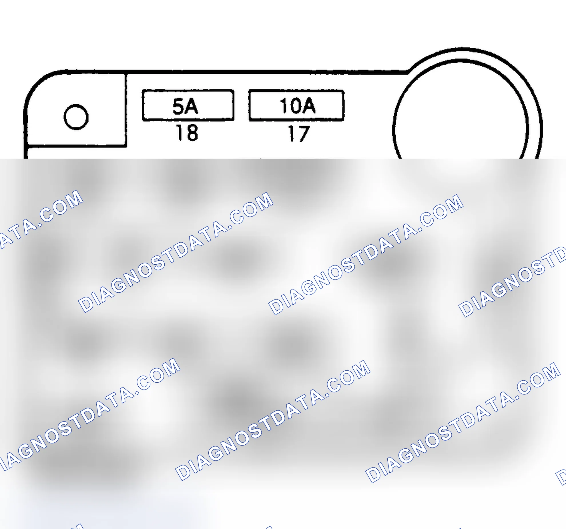 Scheme 7: FUSE PANEL IDENTIFICATION (1993-96 - EXCEPT 1995-96 TOWN CAR)