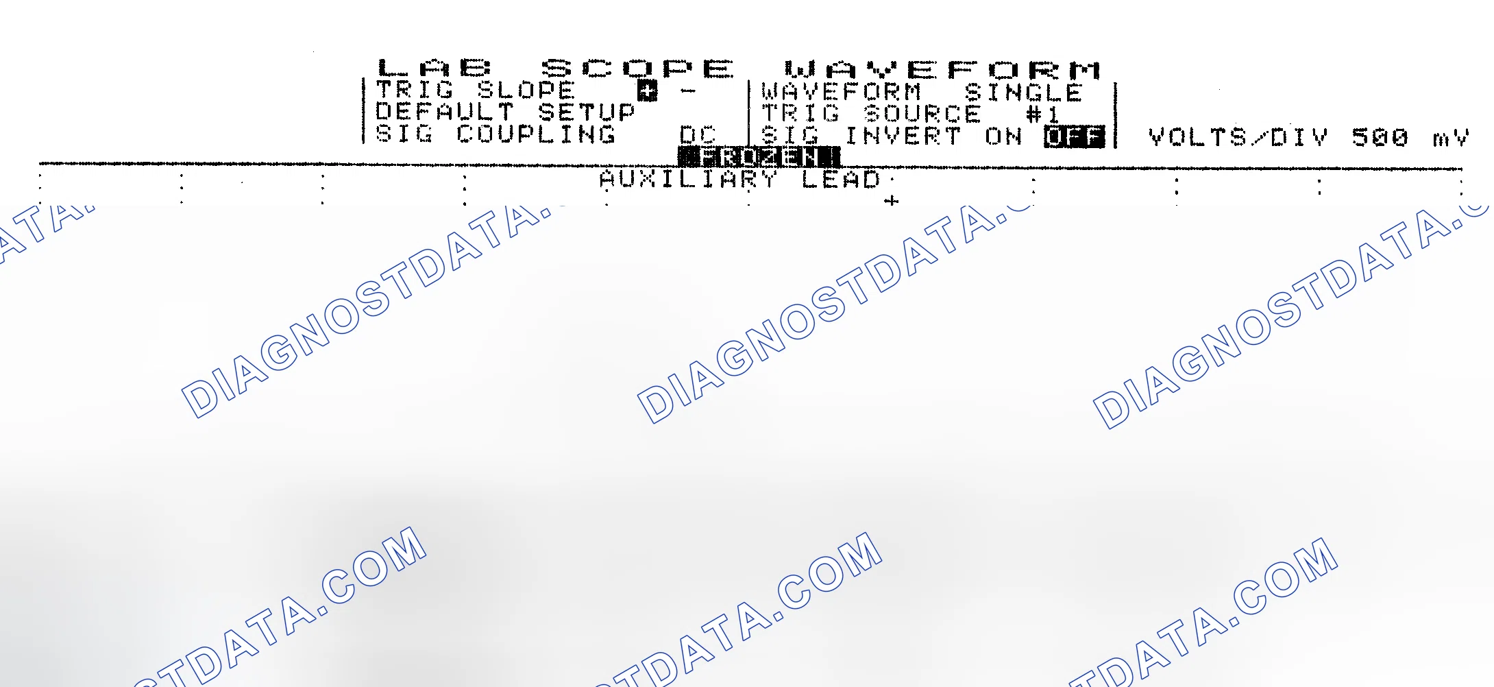 Scheme 10: Single Injector w/Excessive Current Flow - Current Pattern