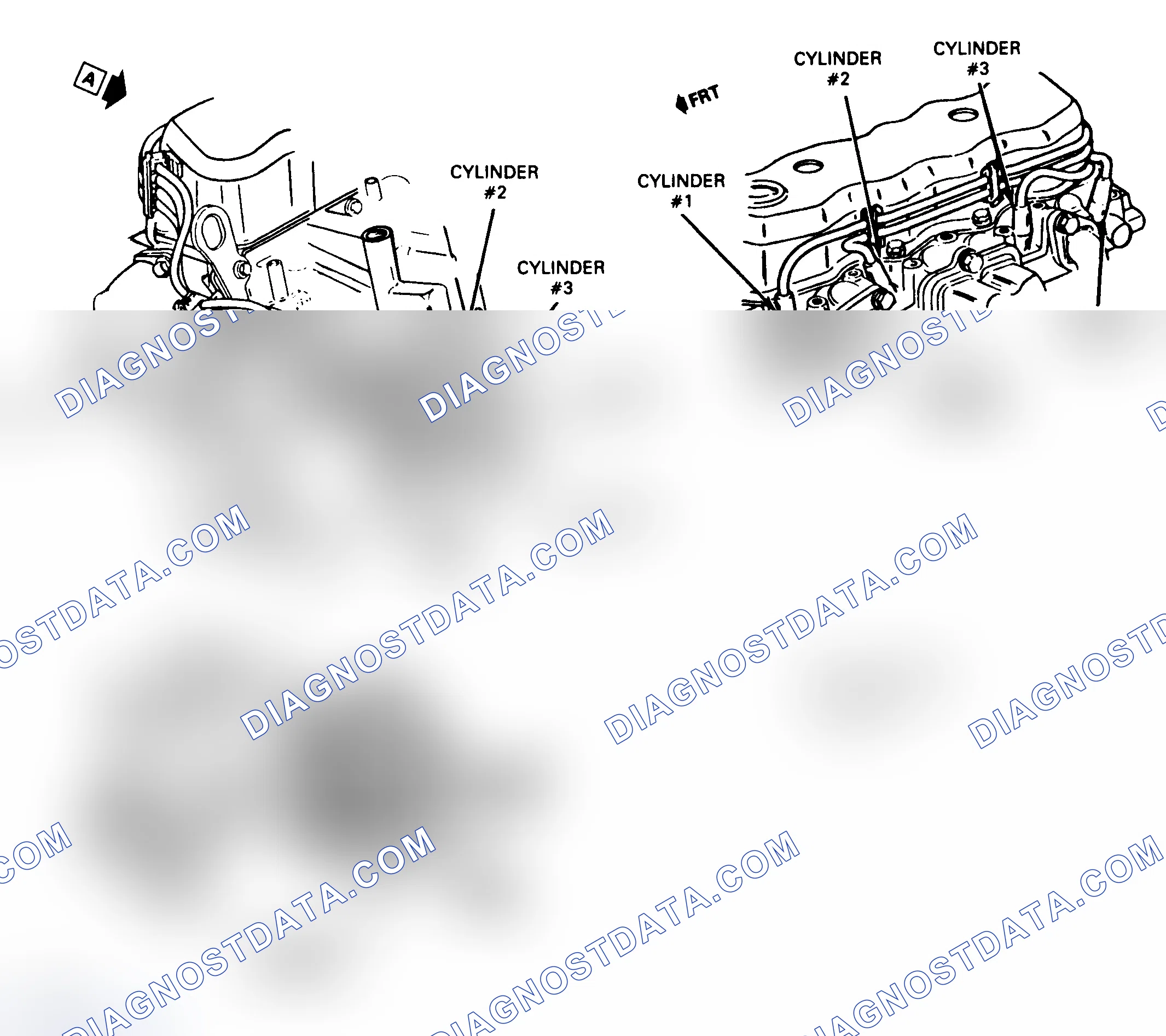 Scheme 4: Firing Order & Timing Marks (2.5L - VIN R)