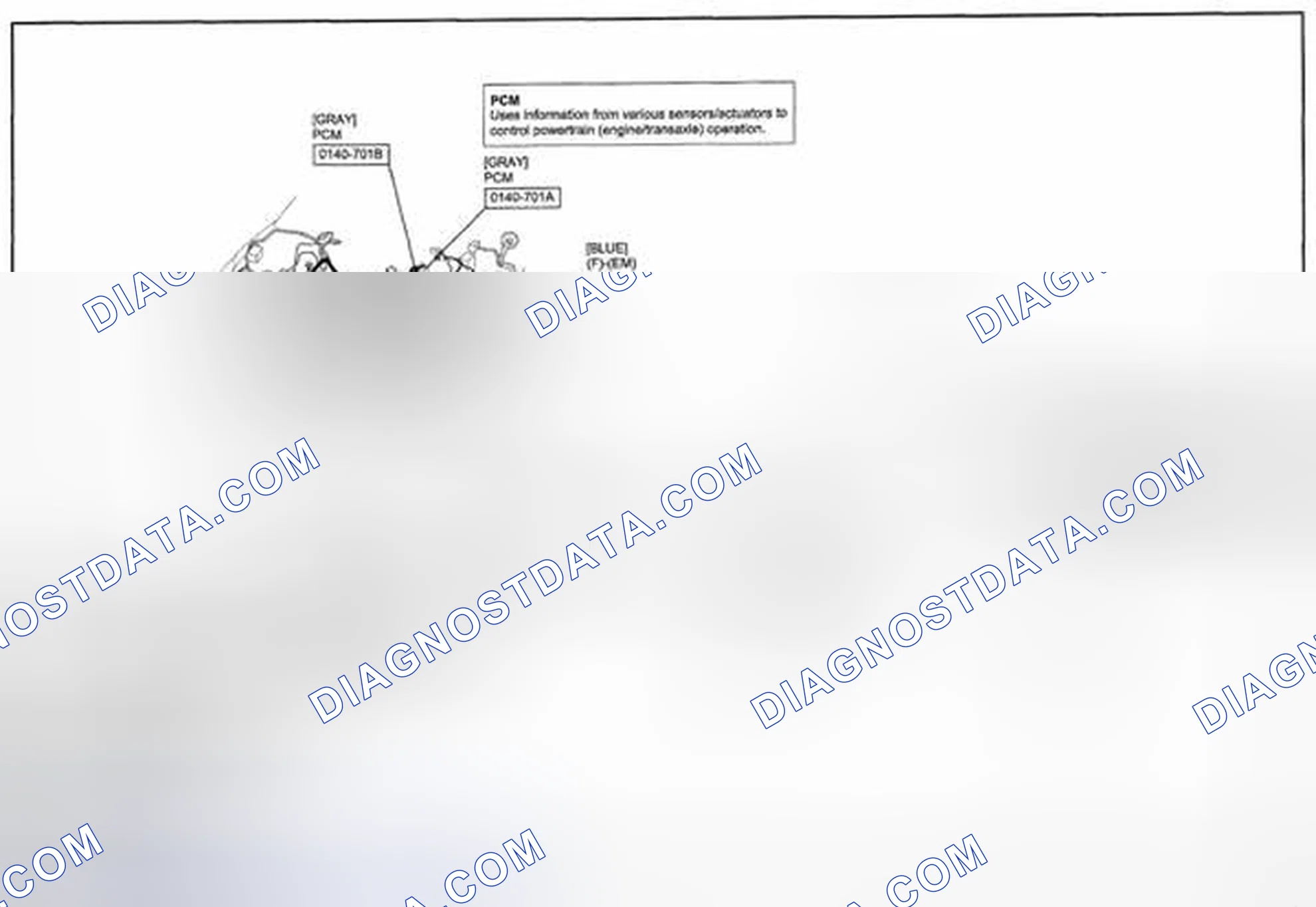Scheme 155: Control System (MZR 2.3 DISI Turbo) Wiring Diagram - 0140-7h (2 Of 2)