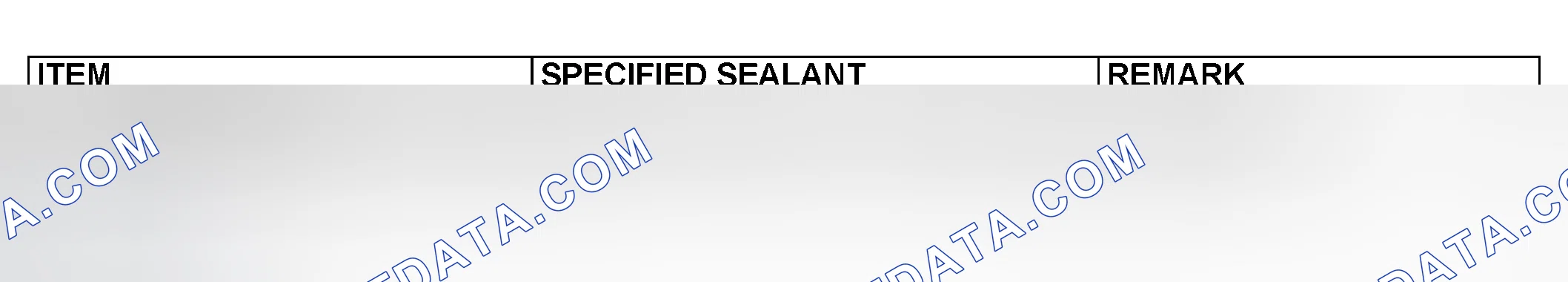 Scheme 3: SEALANTS AND ADHESIVE