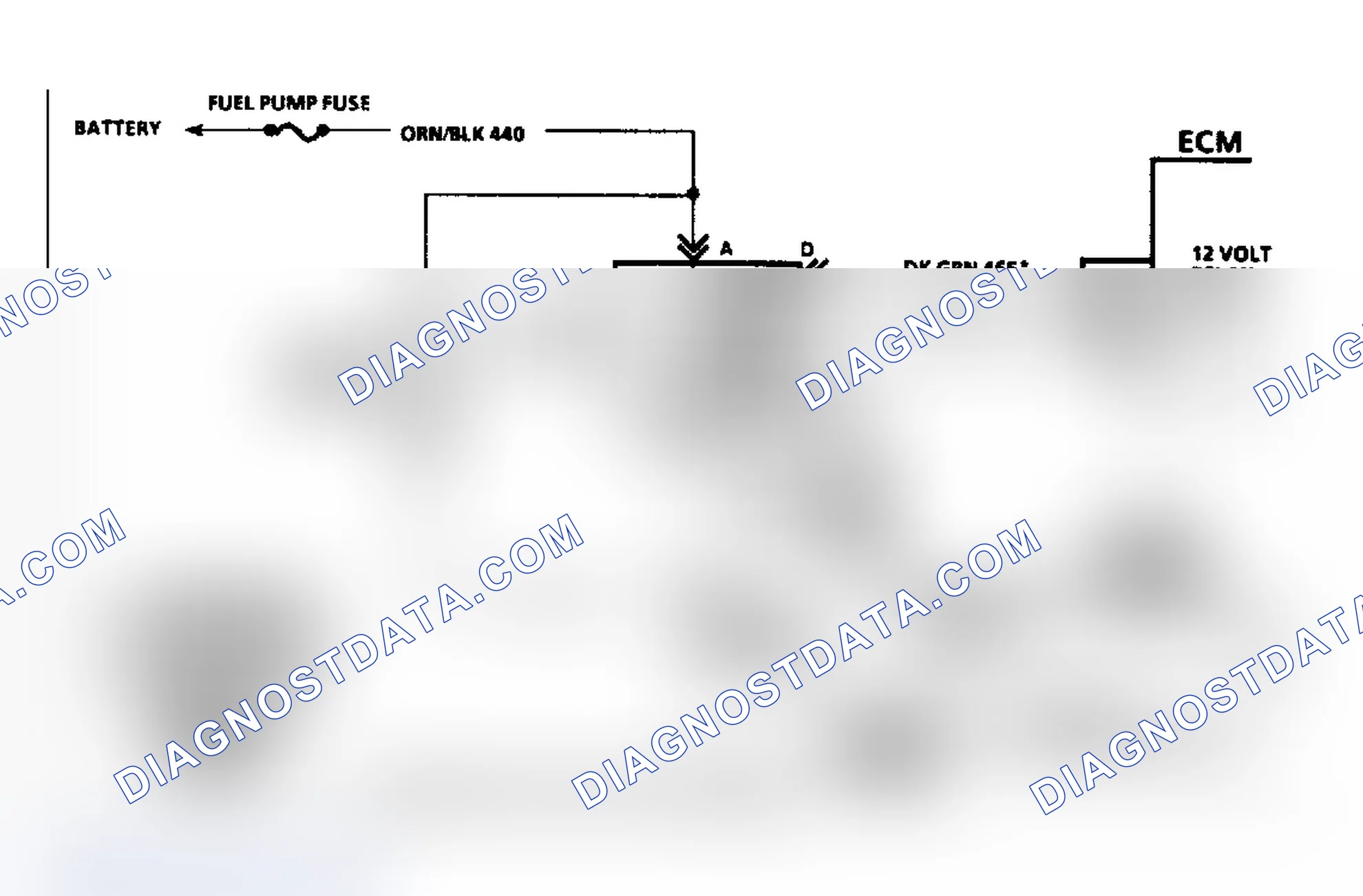 Scheme 412: Chart A5 Schematic: Fuel Pump Relay (A Body)