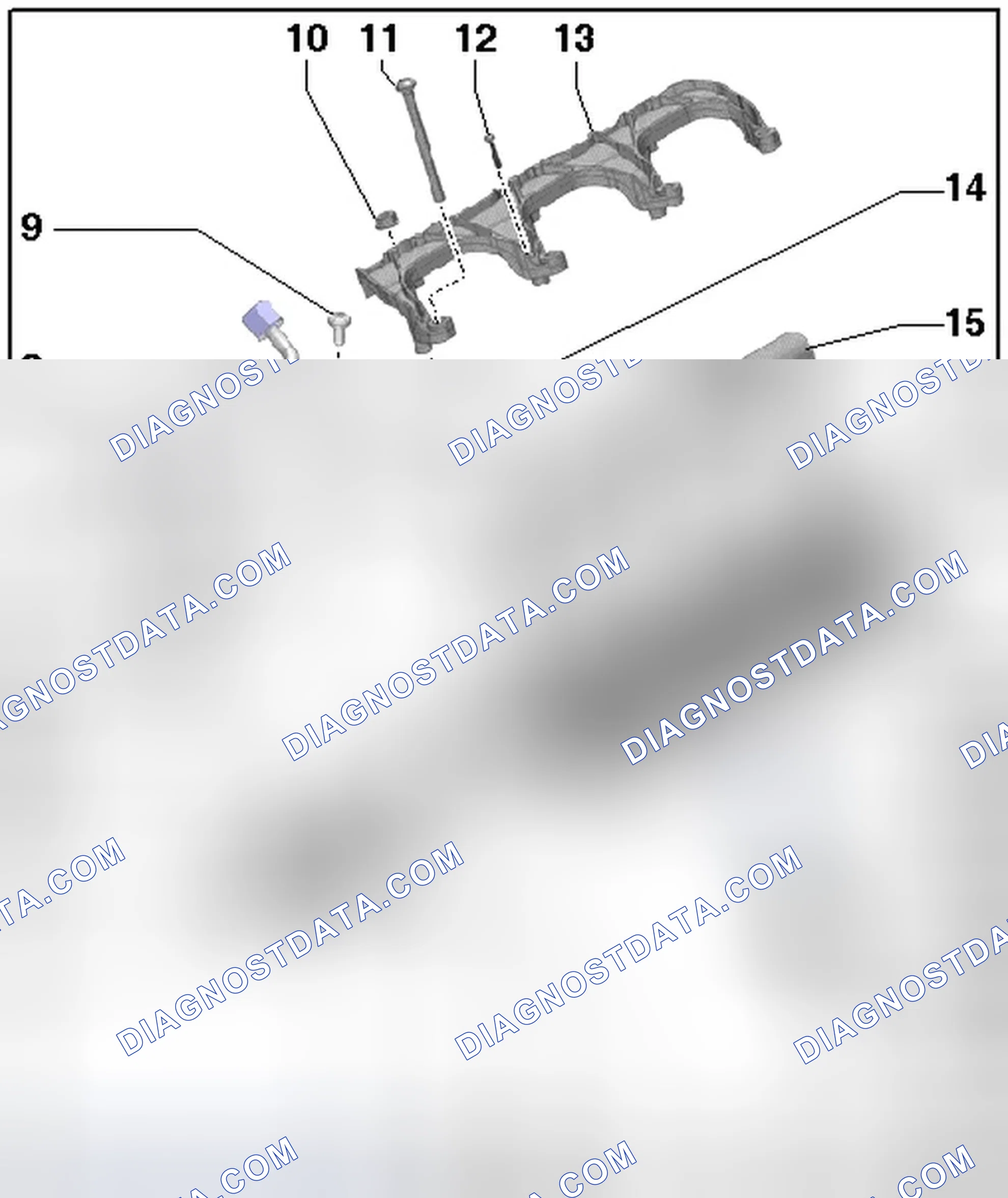 Scheme 399: LOWER INTAKE MANIFOLD SECTION OVERVIEW
