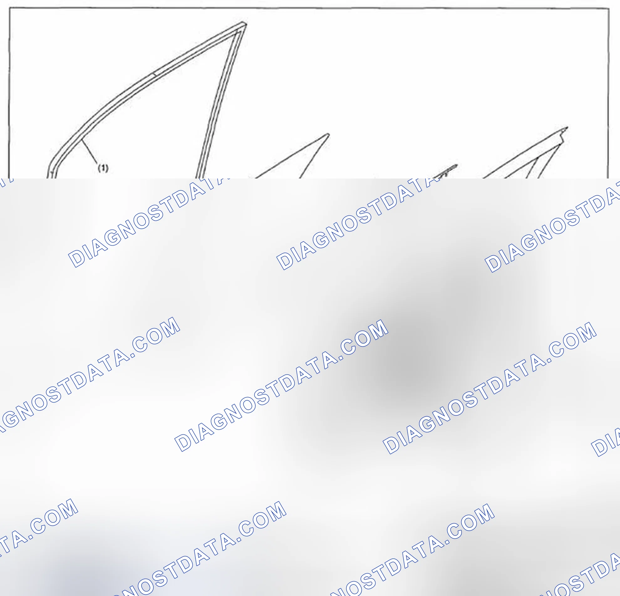 Scheme 3: FRONT DOOR GLASS